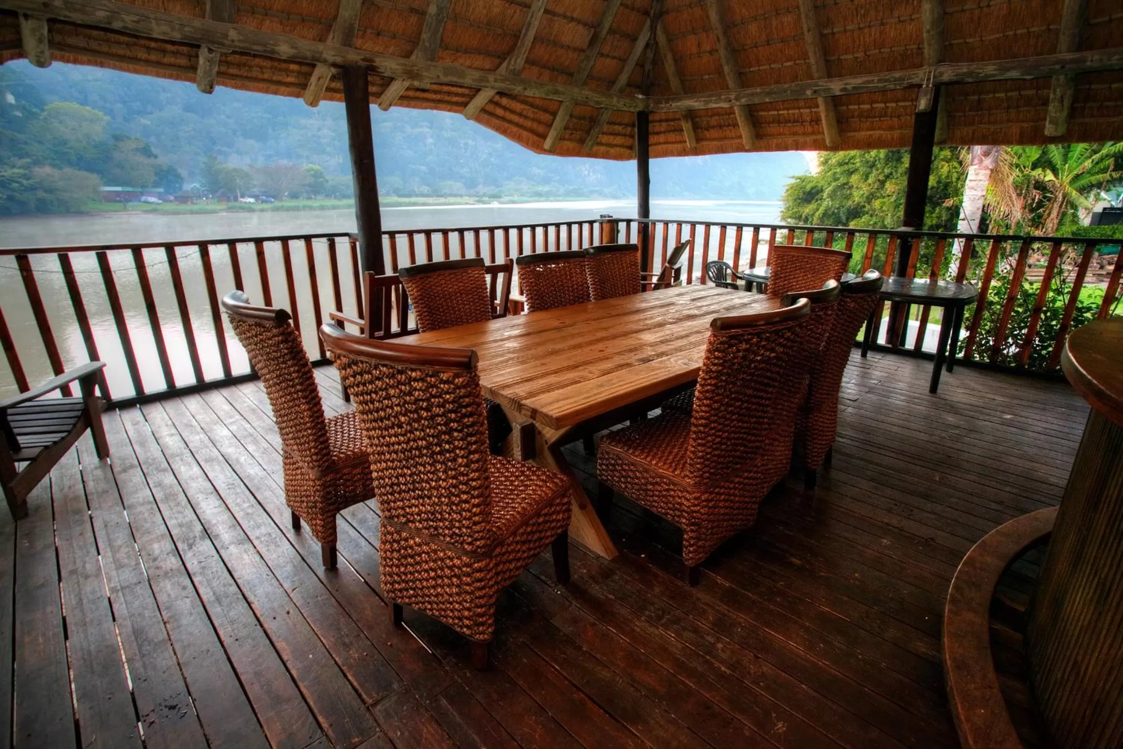 Patio in The Spotted Grunter Resort