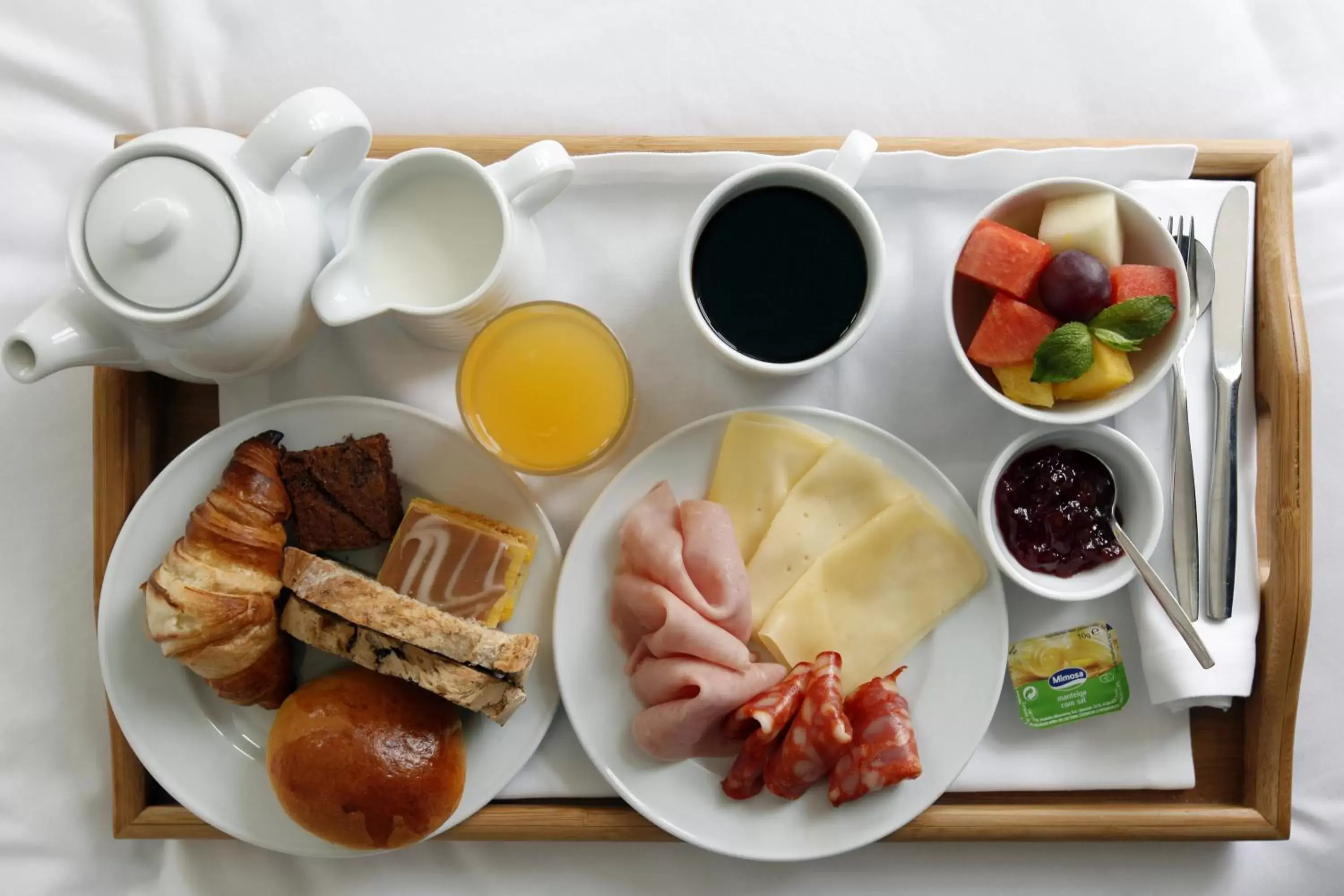 Food close-up, Breakfast in Hotel Lis Baixa