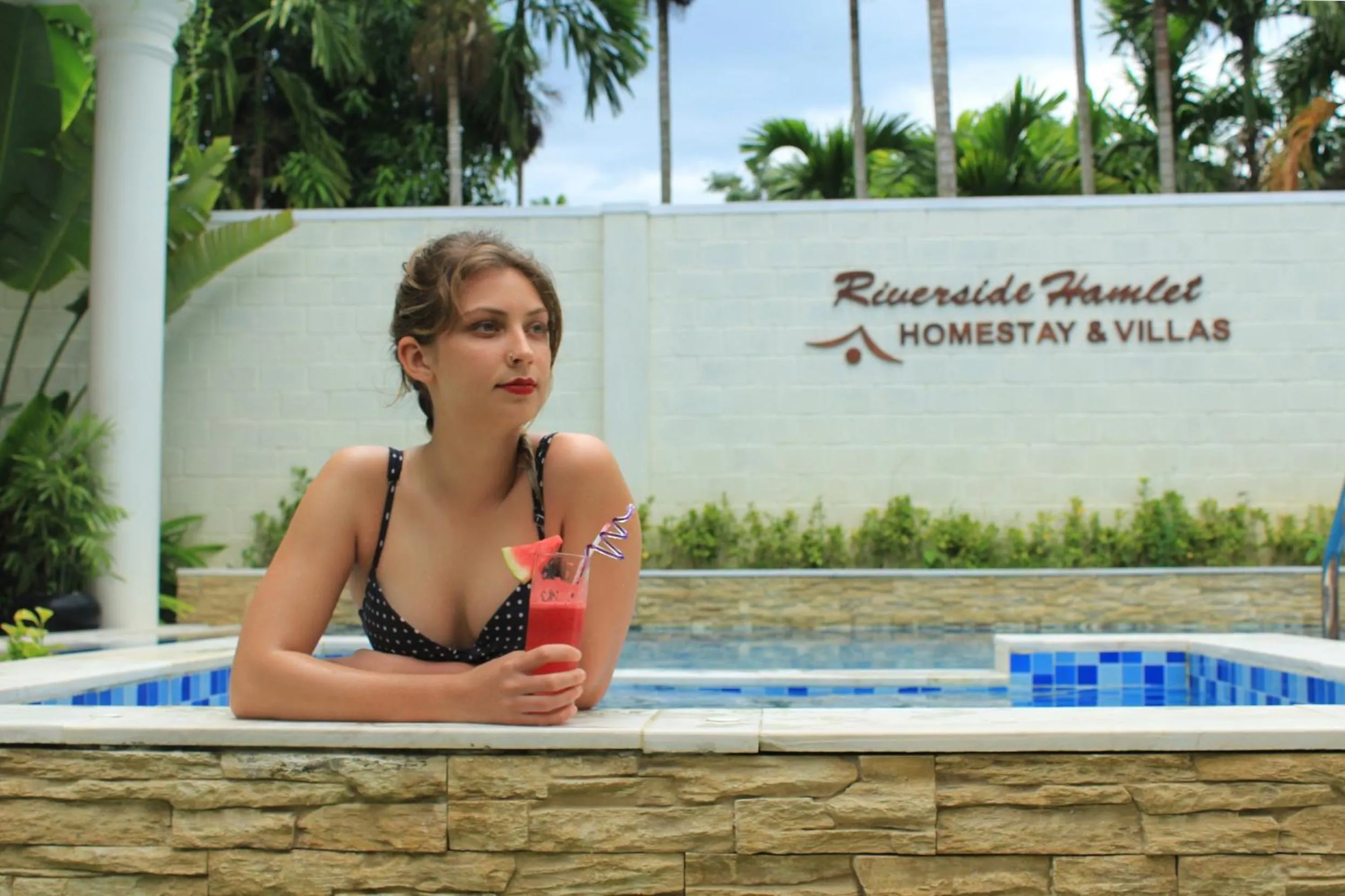 Children play ground in Riverside Hamlet Homestay & Villa