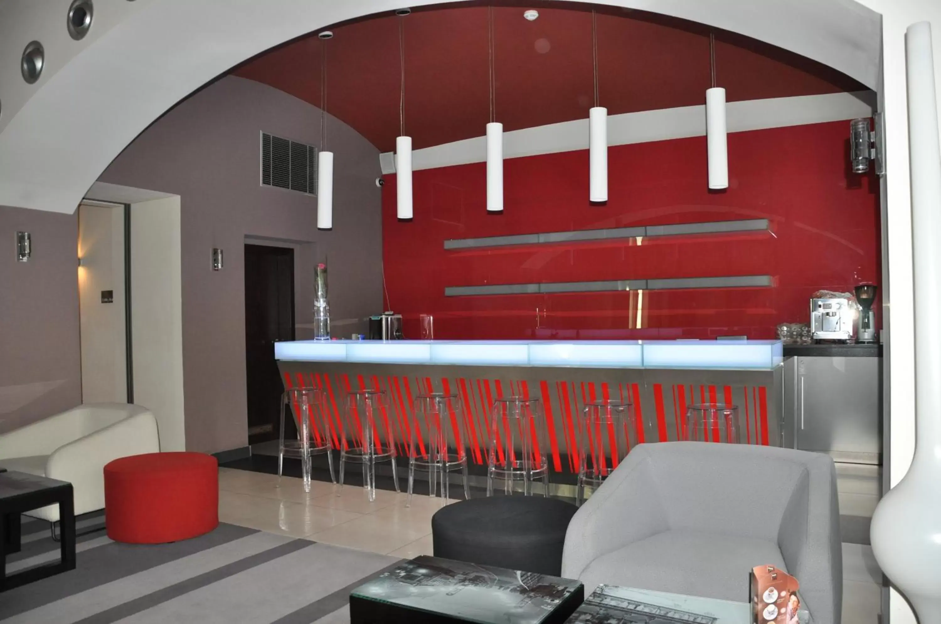 Lobby or reception in Red & Blue Design Hotel Prague