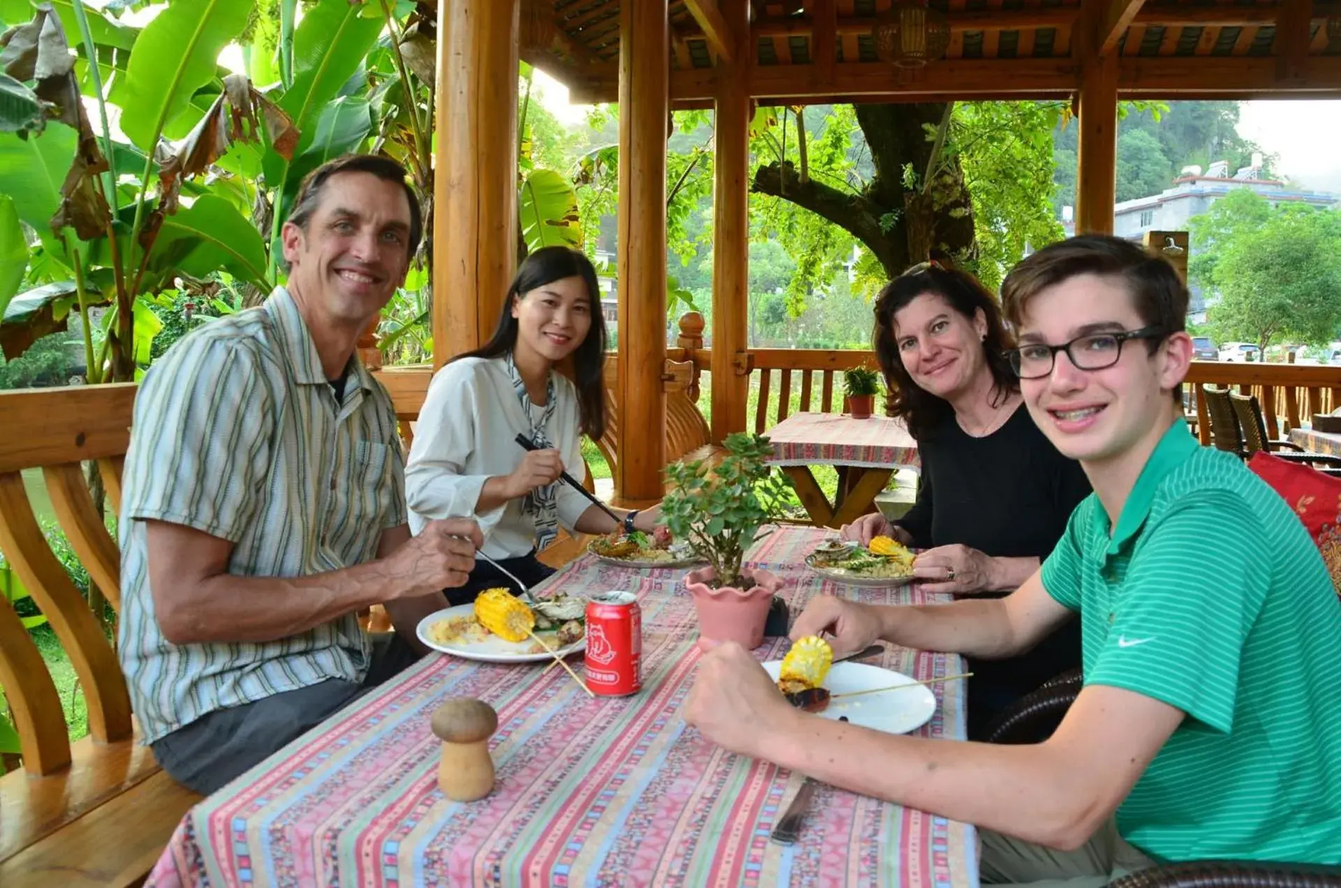 Garden in Yangshuo Moondance Hotel