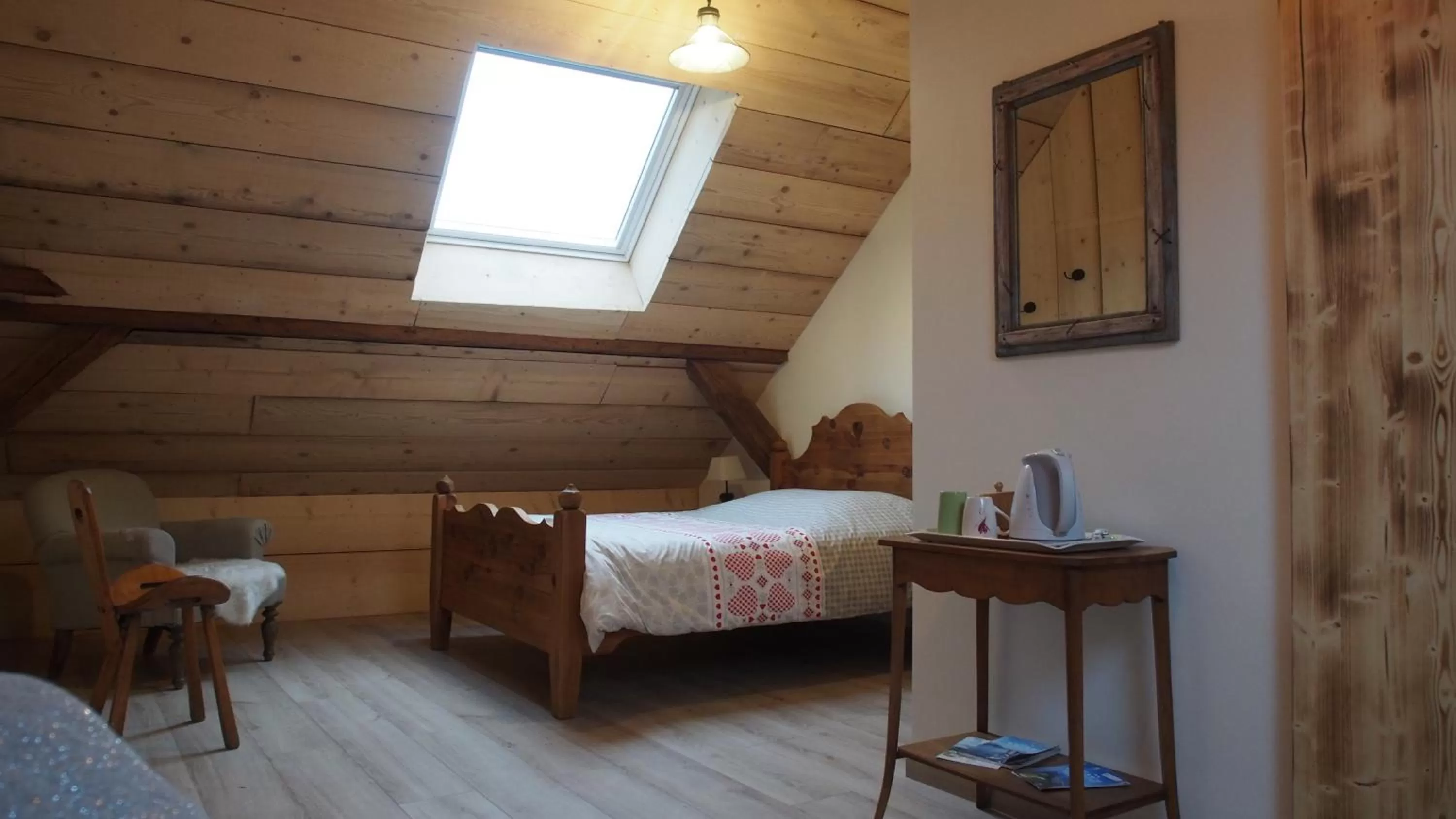 Bed in Chambres d'hôtes Olachat proche Annecy