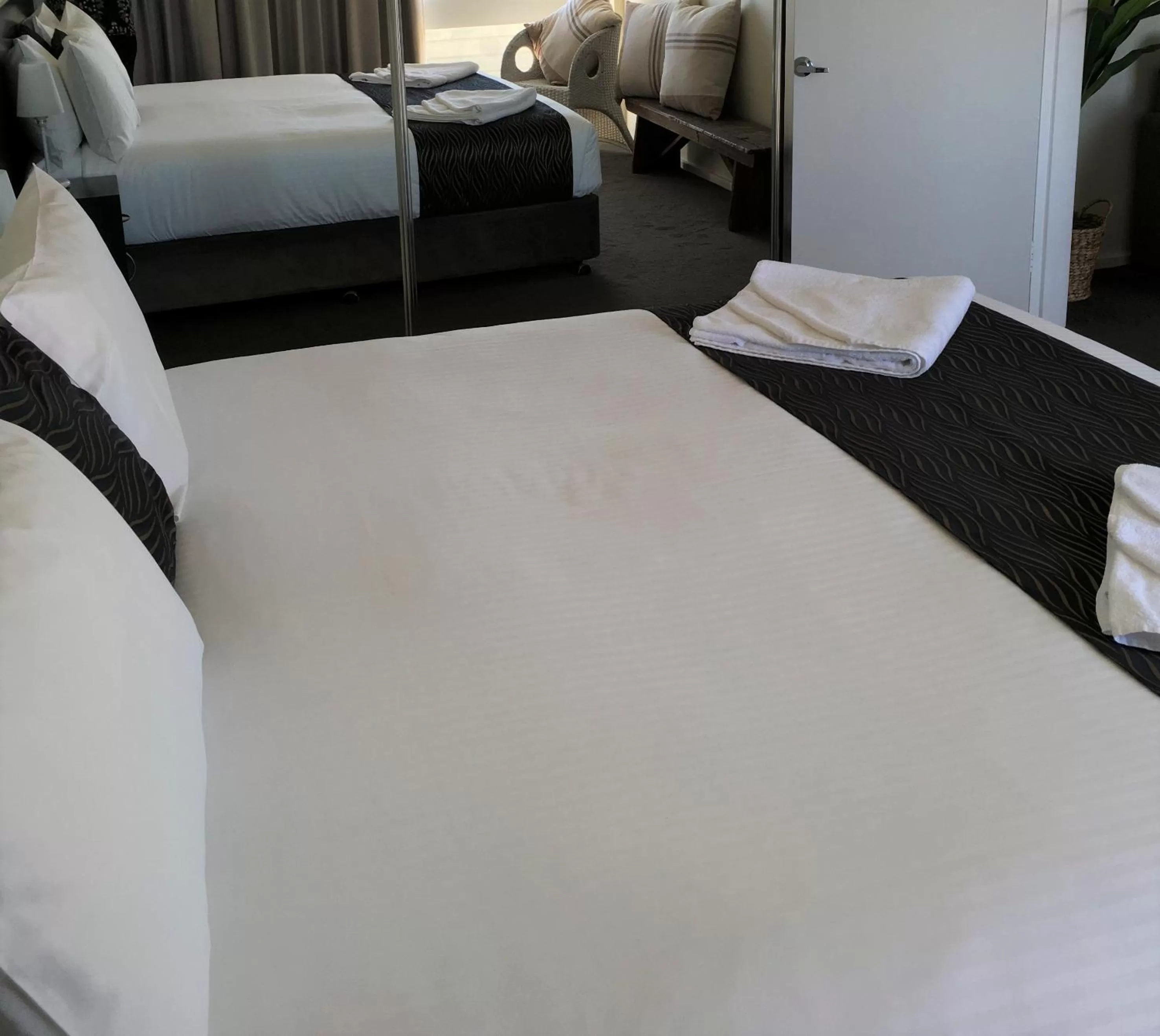 Bed in Horizon Holiday Apartments