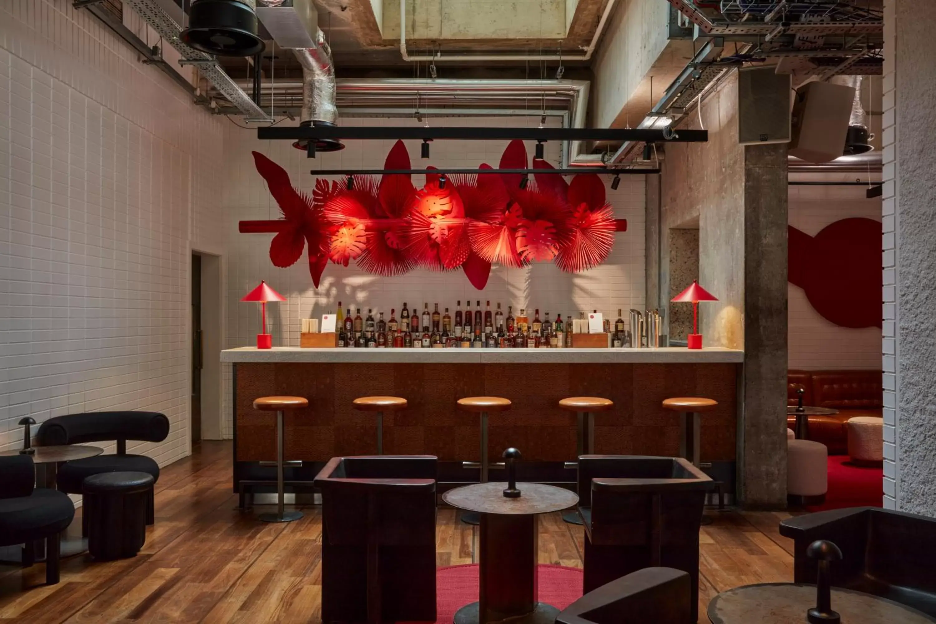 Lounge or bar in One Hundred Shoreditch Lounge or bar in One Hundred Shoreditch