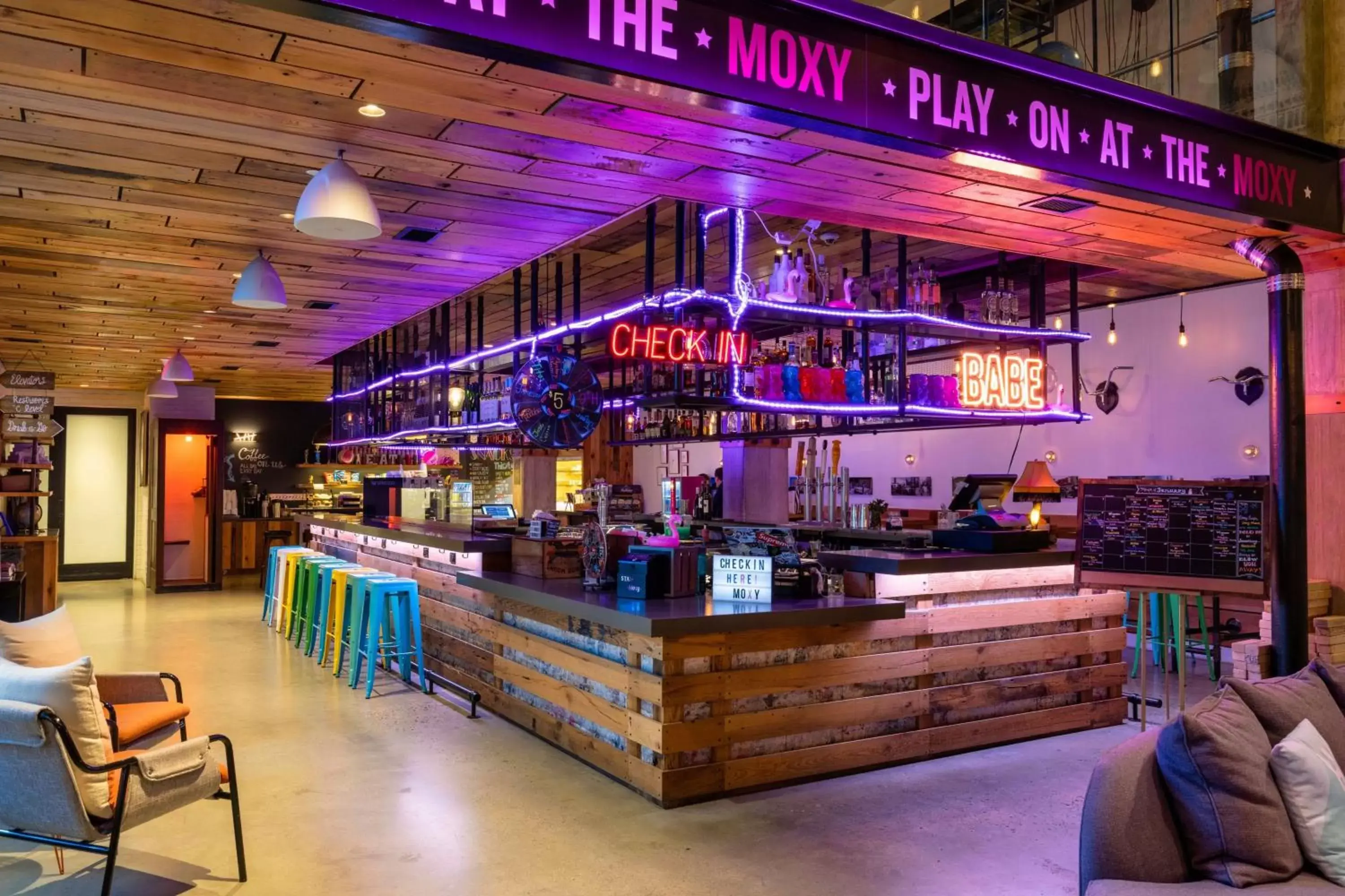 Restaurant/places to eat in Moxy Washington, DC Downtown