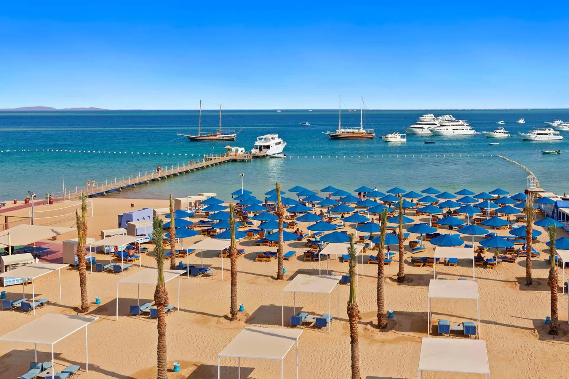 Beach in Pickalbatros Blu Spa Resort - Adults Friendly 16 Years Plus- Ultra All-Inclusive