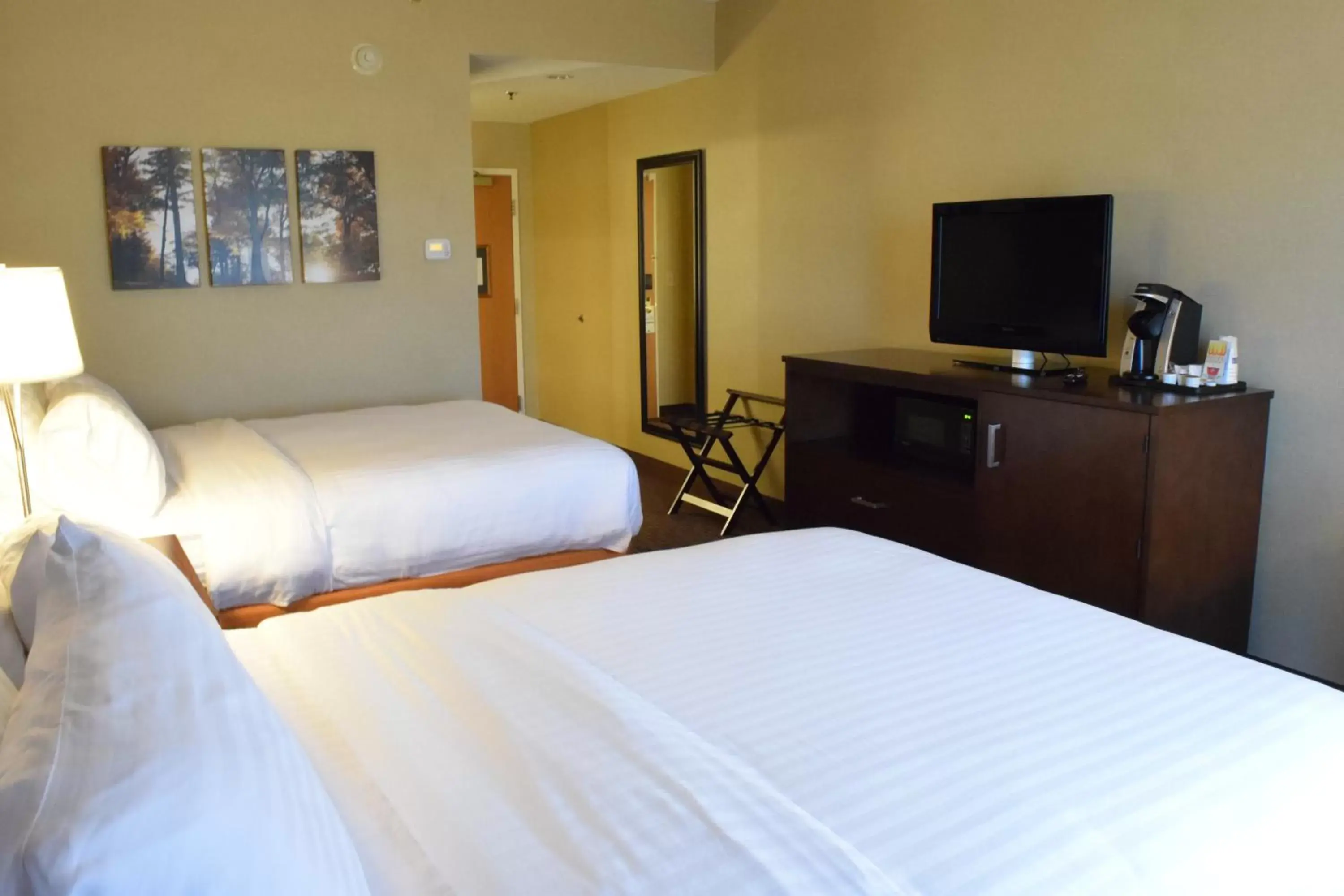 Bed in Holiday Inn Express Hotel & Suites Watertown - Thousand Islands, an IHG Hotel