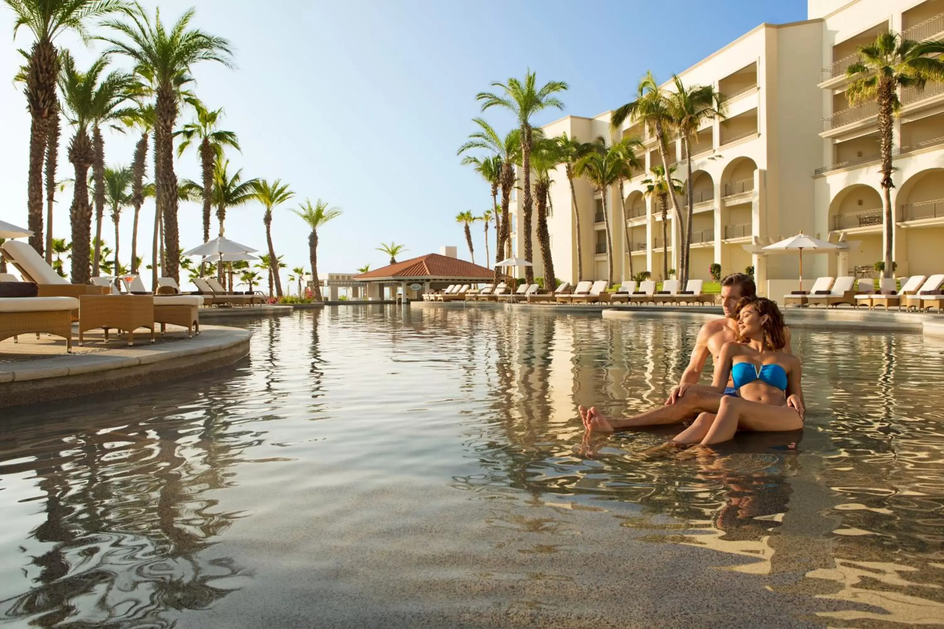 Swimming Pool in Dreams Los Cabos Suites Golf Resort & Spa