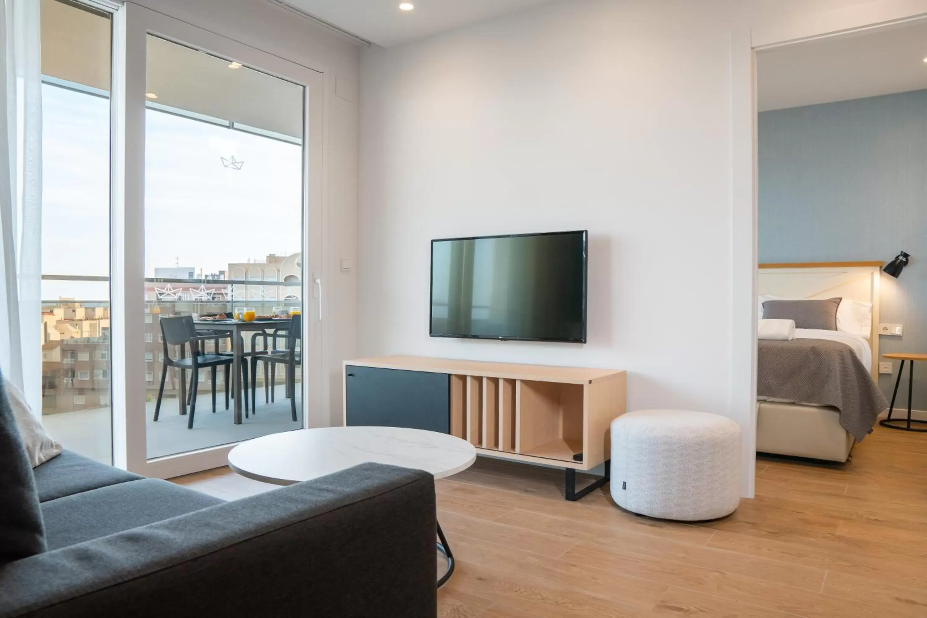 Living room, Seating Area in Ahoy Apartments