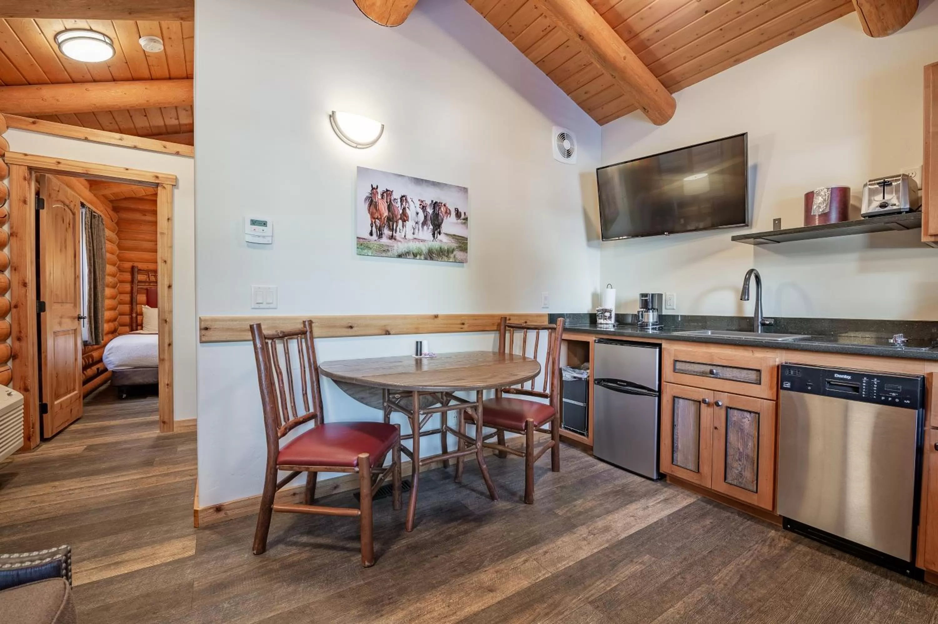 Kitchen or kitchenette in Cowboy Village Resort