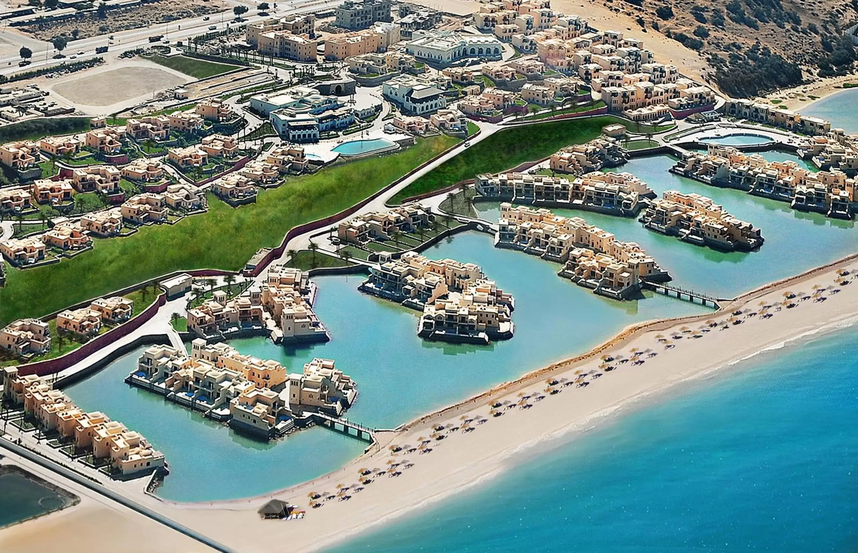 View (from property/room), Bird's-eye View in The Cove Rotana Resort - Ras Al Khaimah