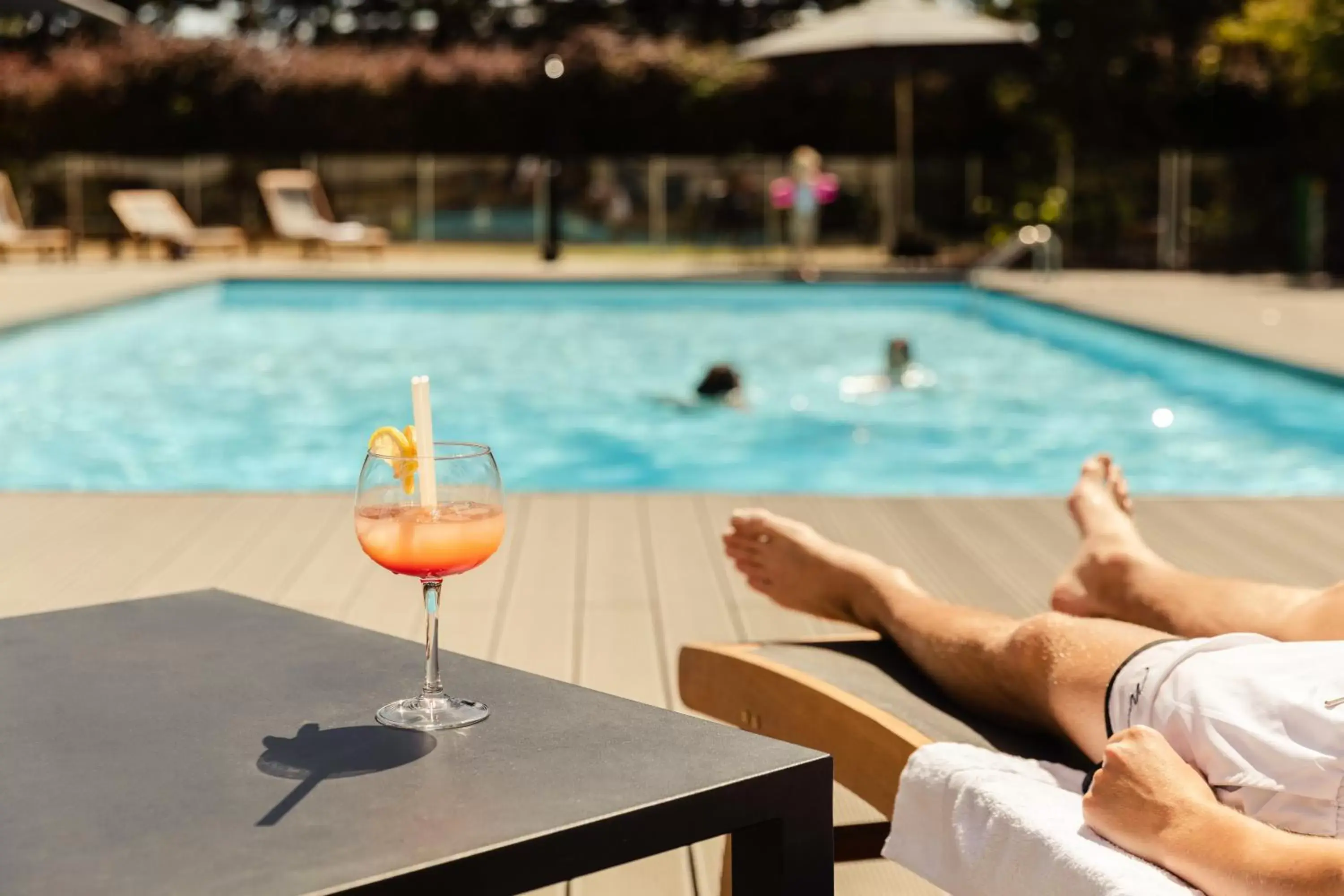 People, Swimming Pool in Novotel Nancy