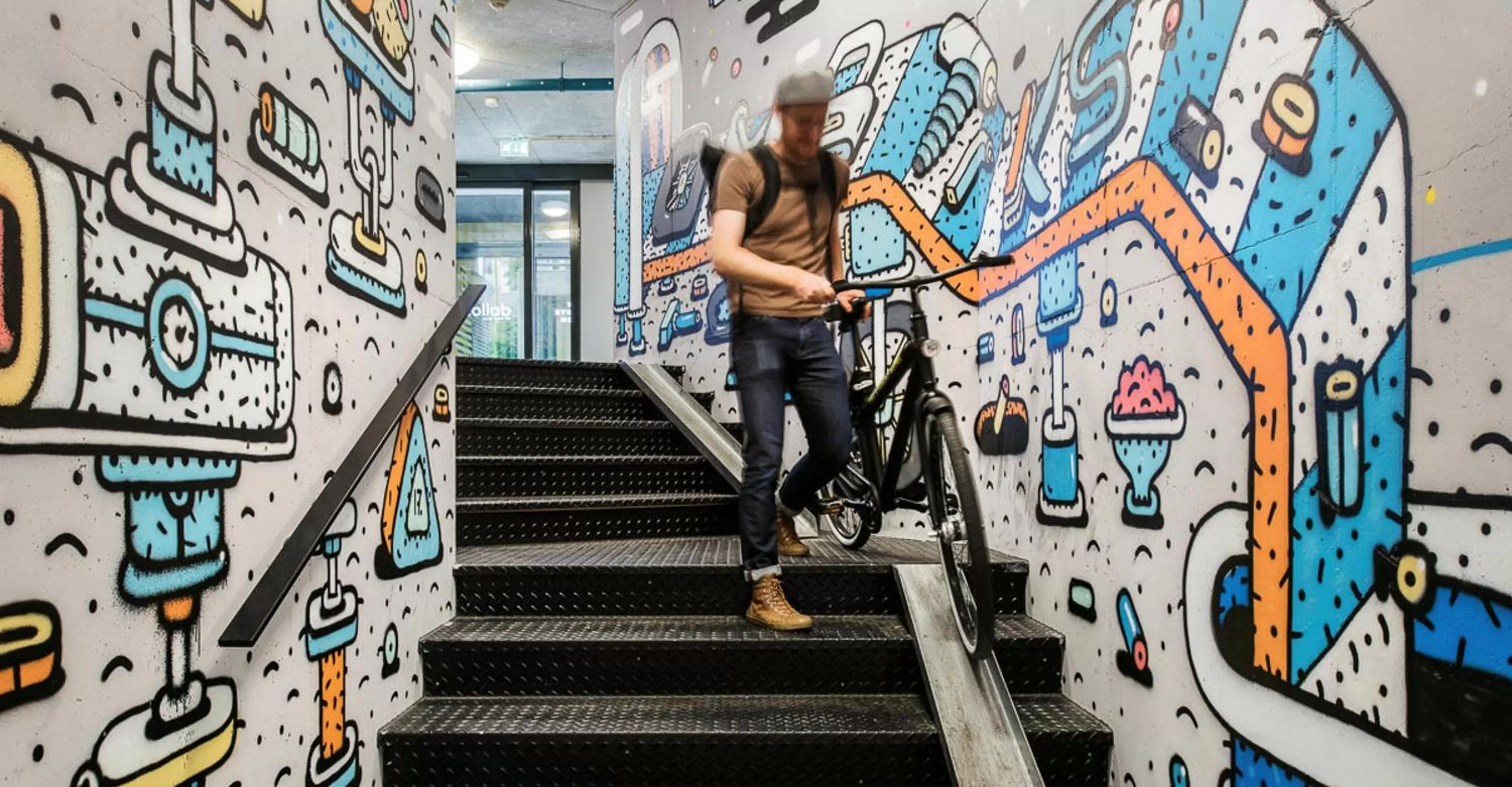 Area and facilities in The Social Hub Amsterdam West