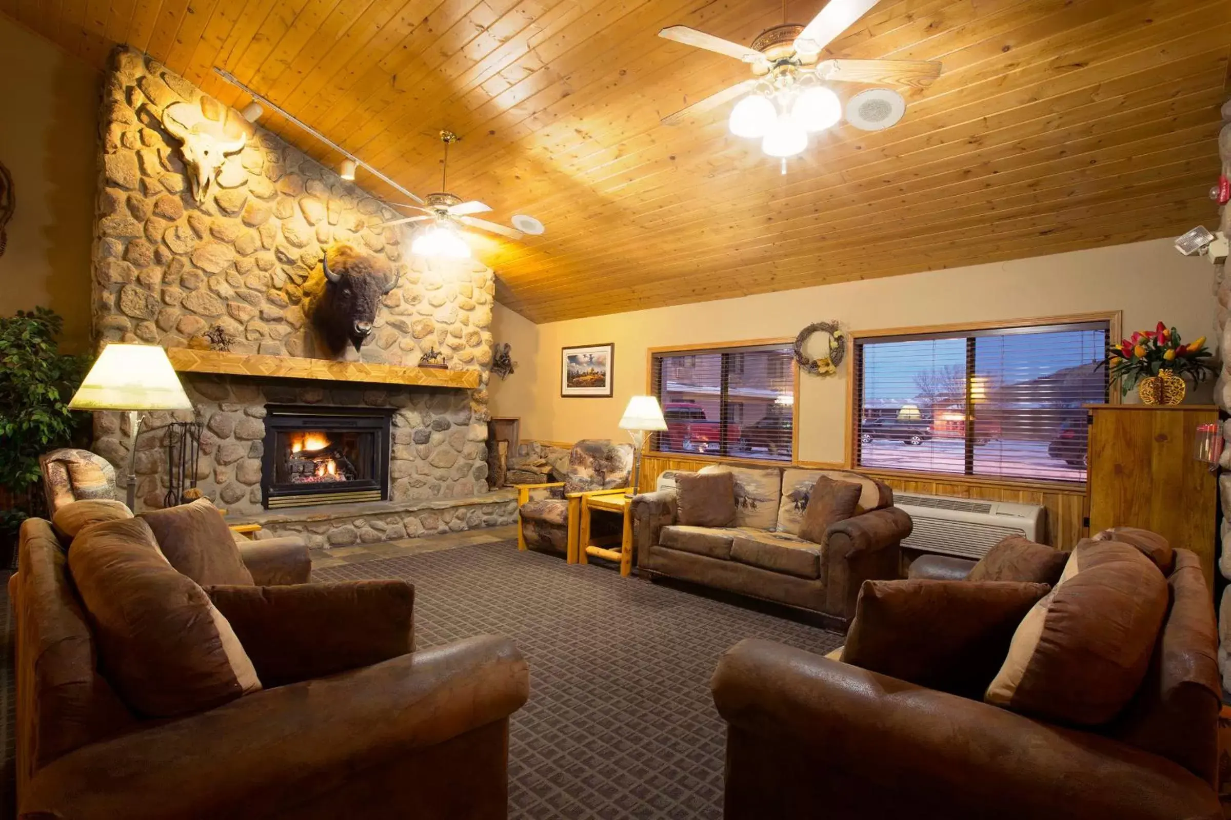 Lobby or reception in AmericInn by Wyndham Medora Lobby or reception in AmericInn by Wyndham Medora