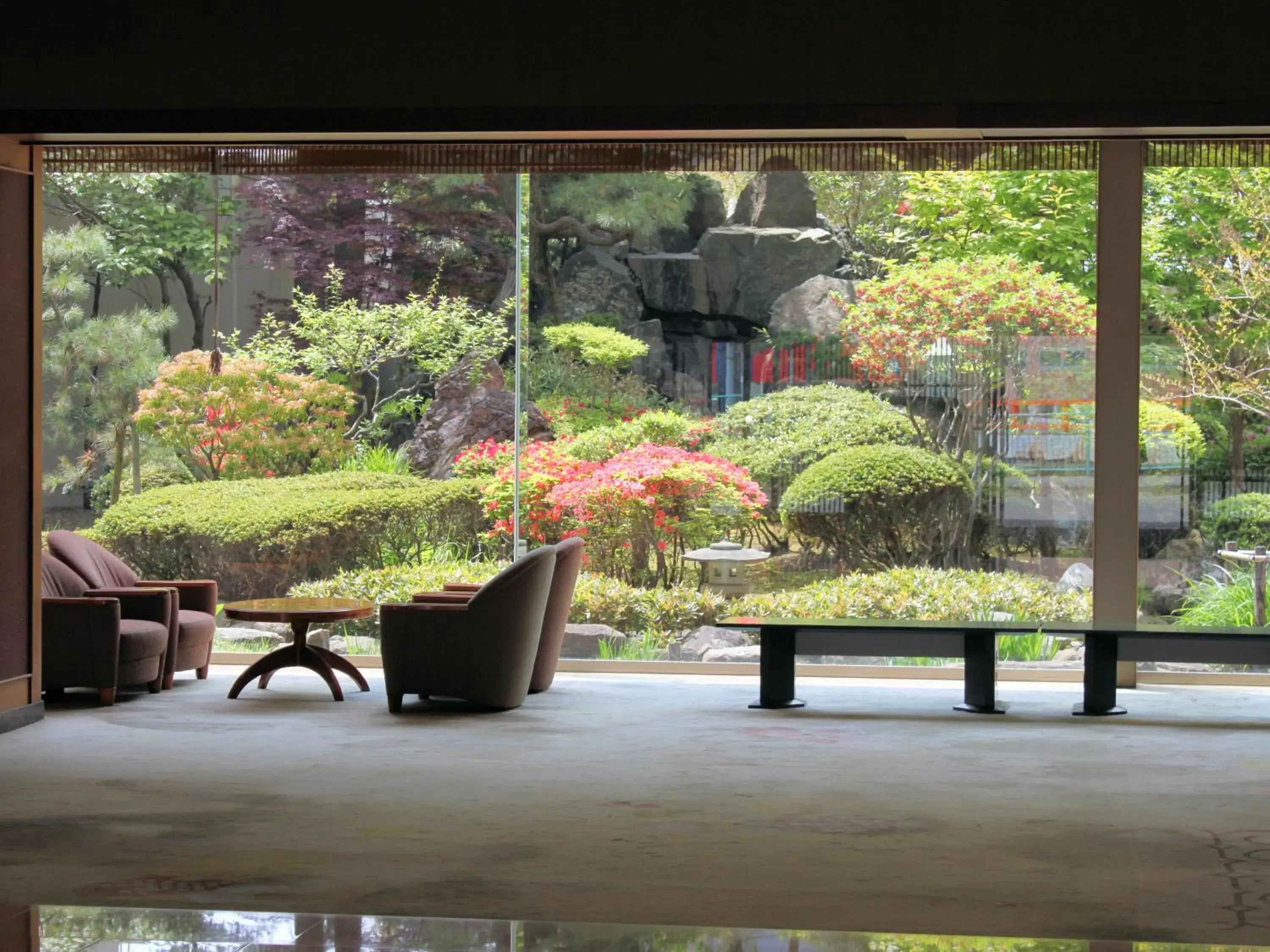 Garden view in Hanabishi Hotel