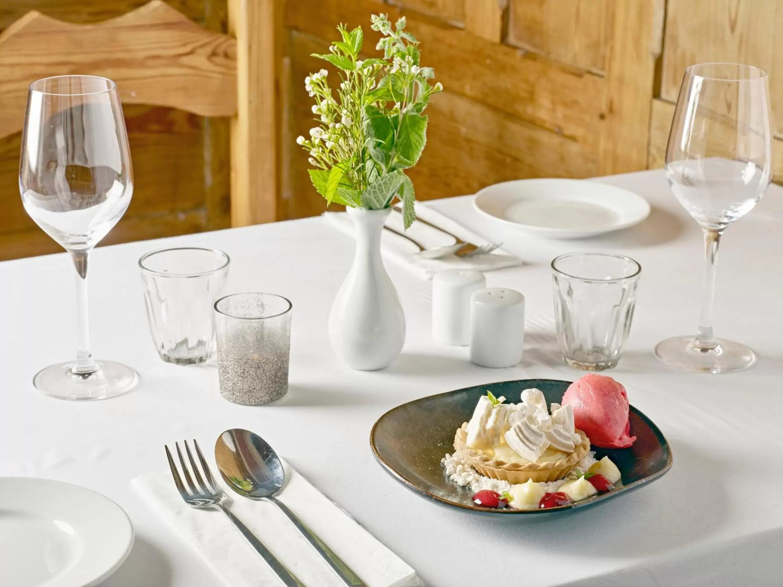 Food close-up in Tennant Arms Hotel