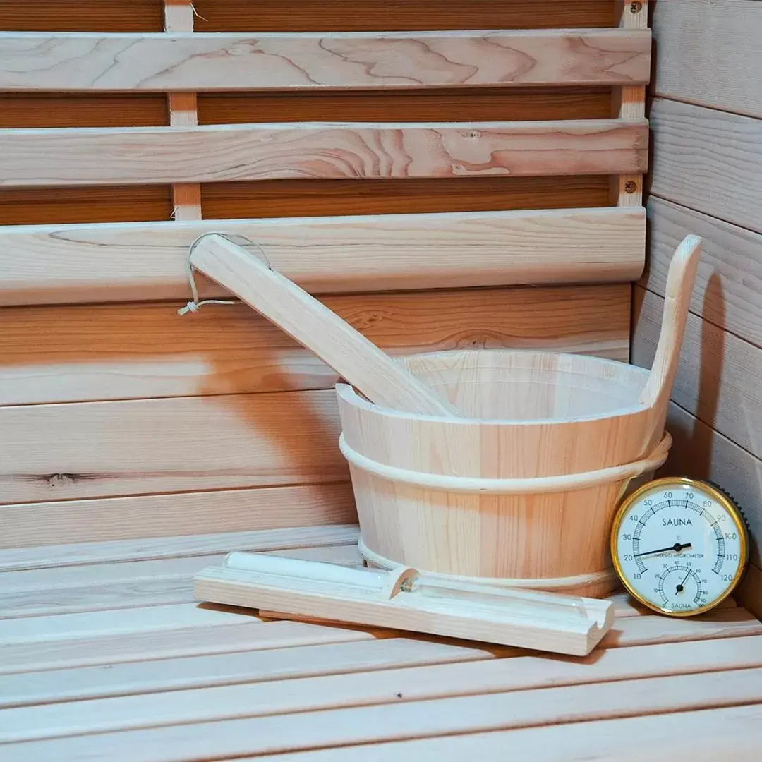 Sauna in Toscano Palace Luxury Rooms Catania