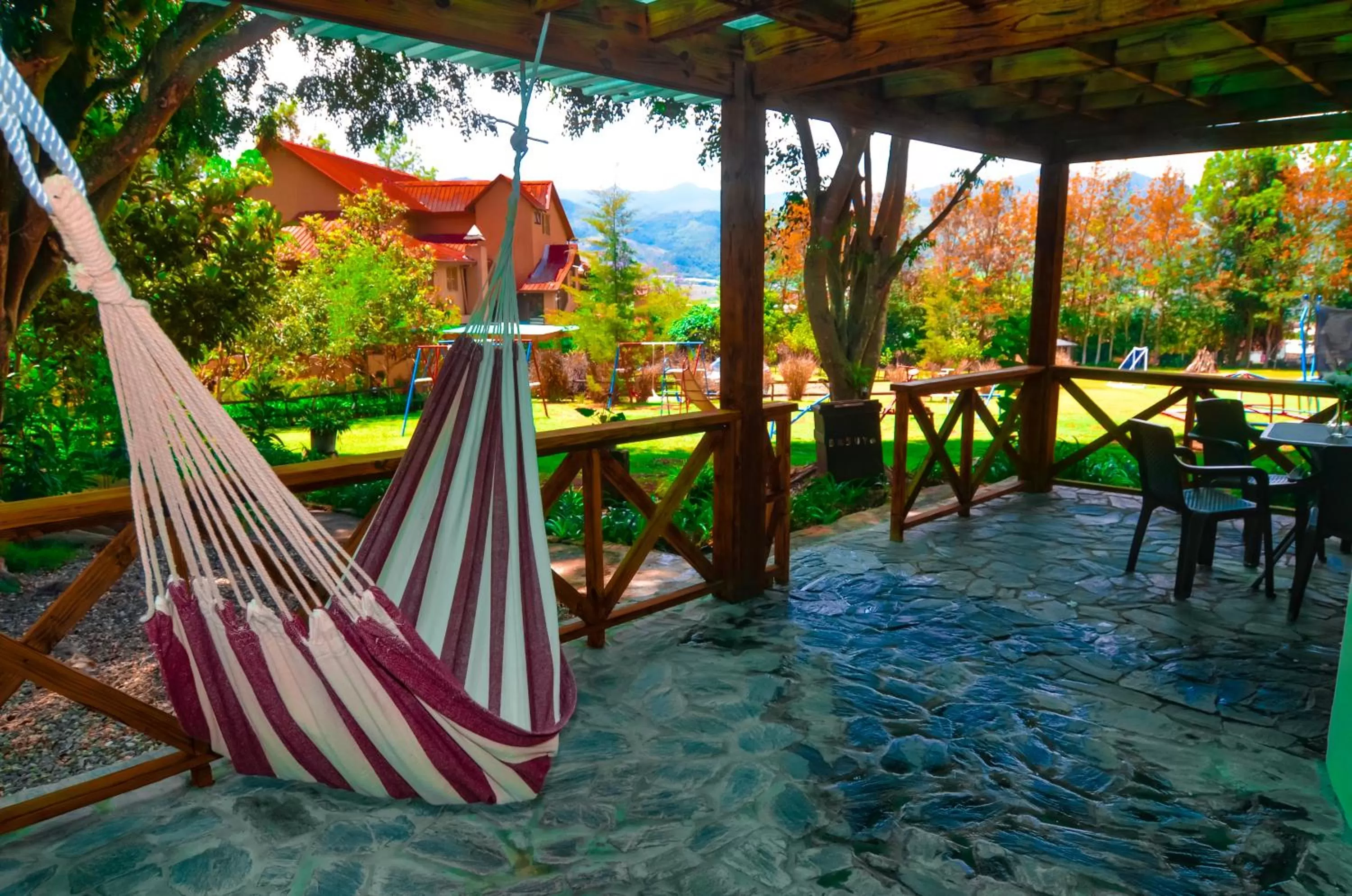 Balcony/Terrace in Hotel Rancho Constanza & Cabañas de la Montaña