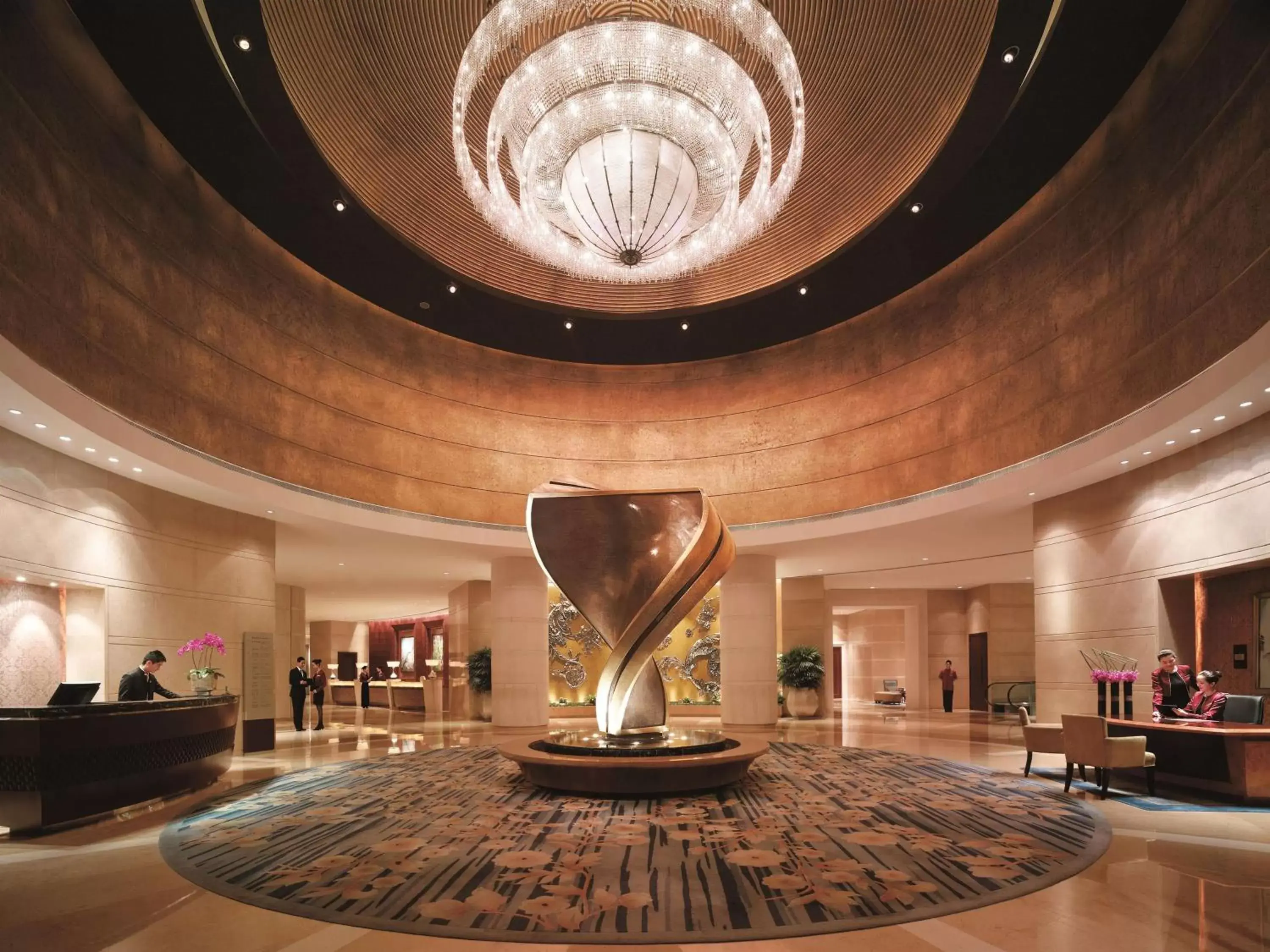 Lobby or reception in Shangri-La Chengdu