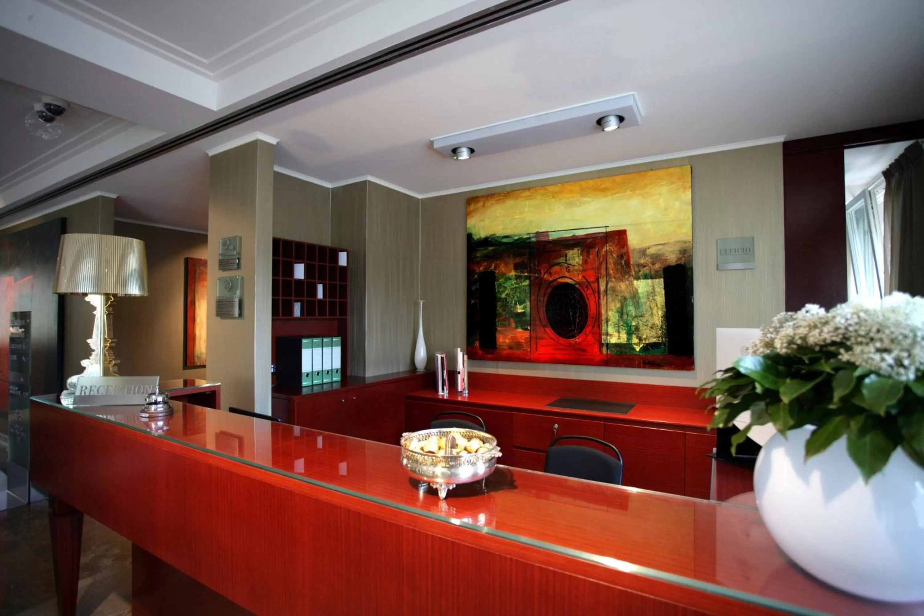 Lobby or reception in Palazzo Giordano Bruno