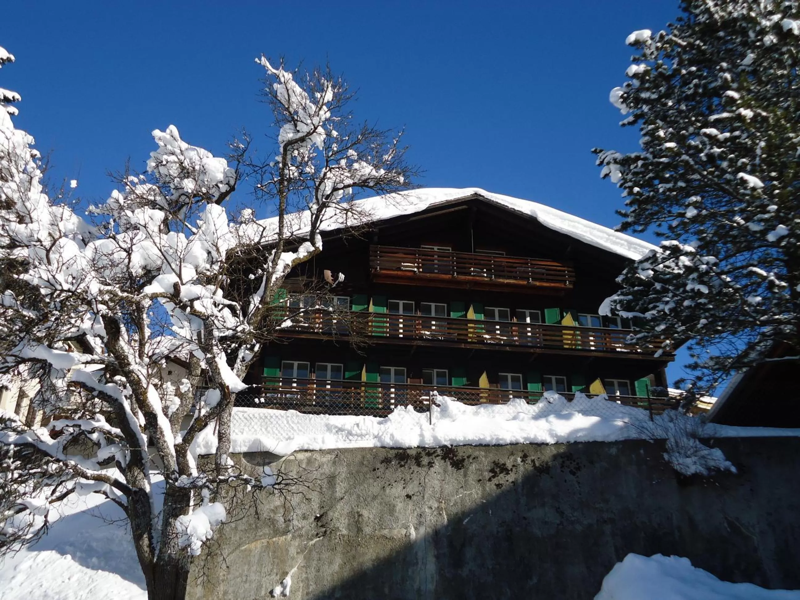 Facade/entrance in Hotel Tschuggen
