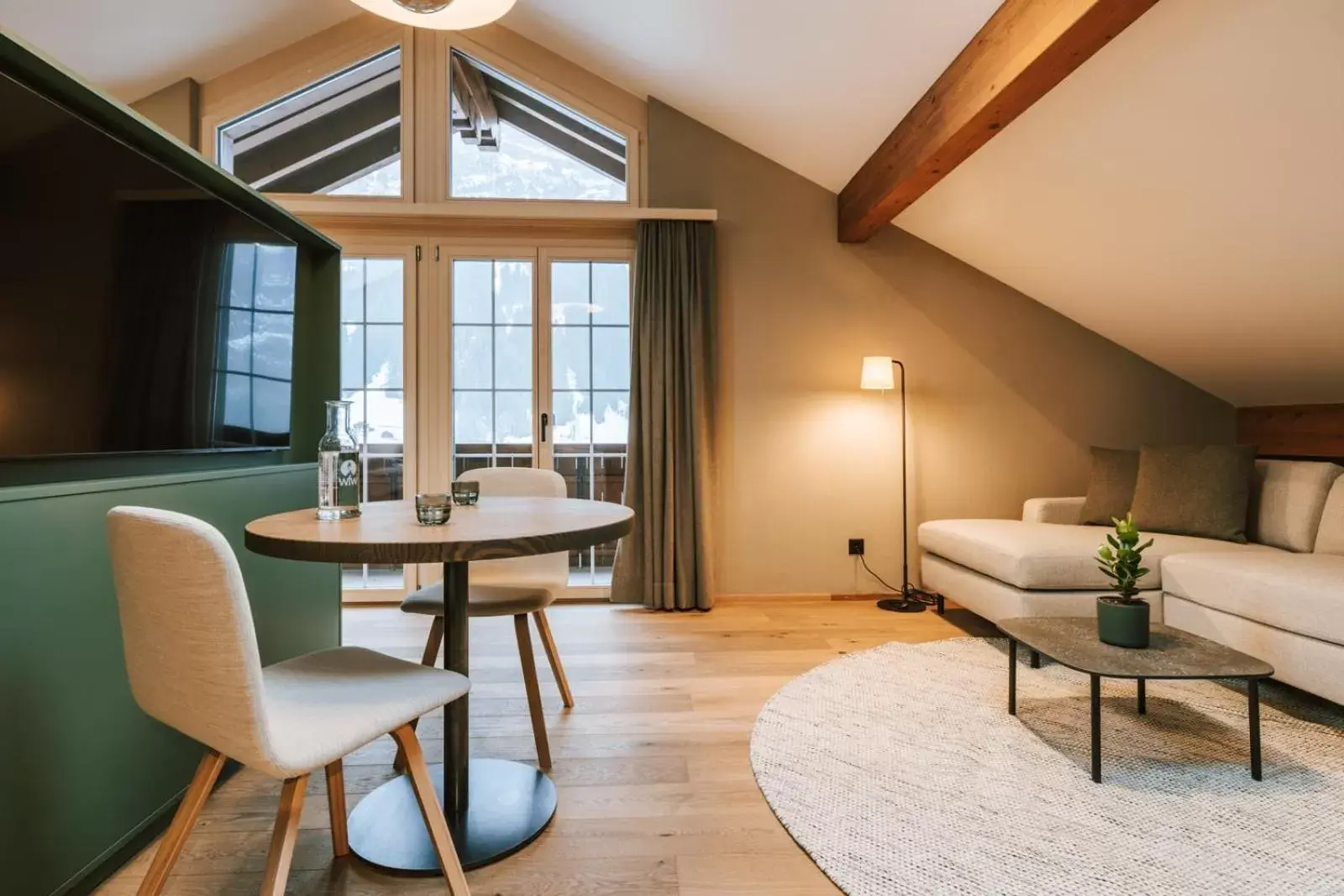 Living room, Seating Area in Hotel Fiescherblick