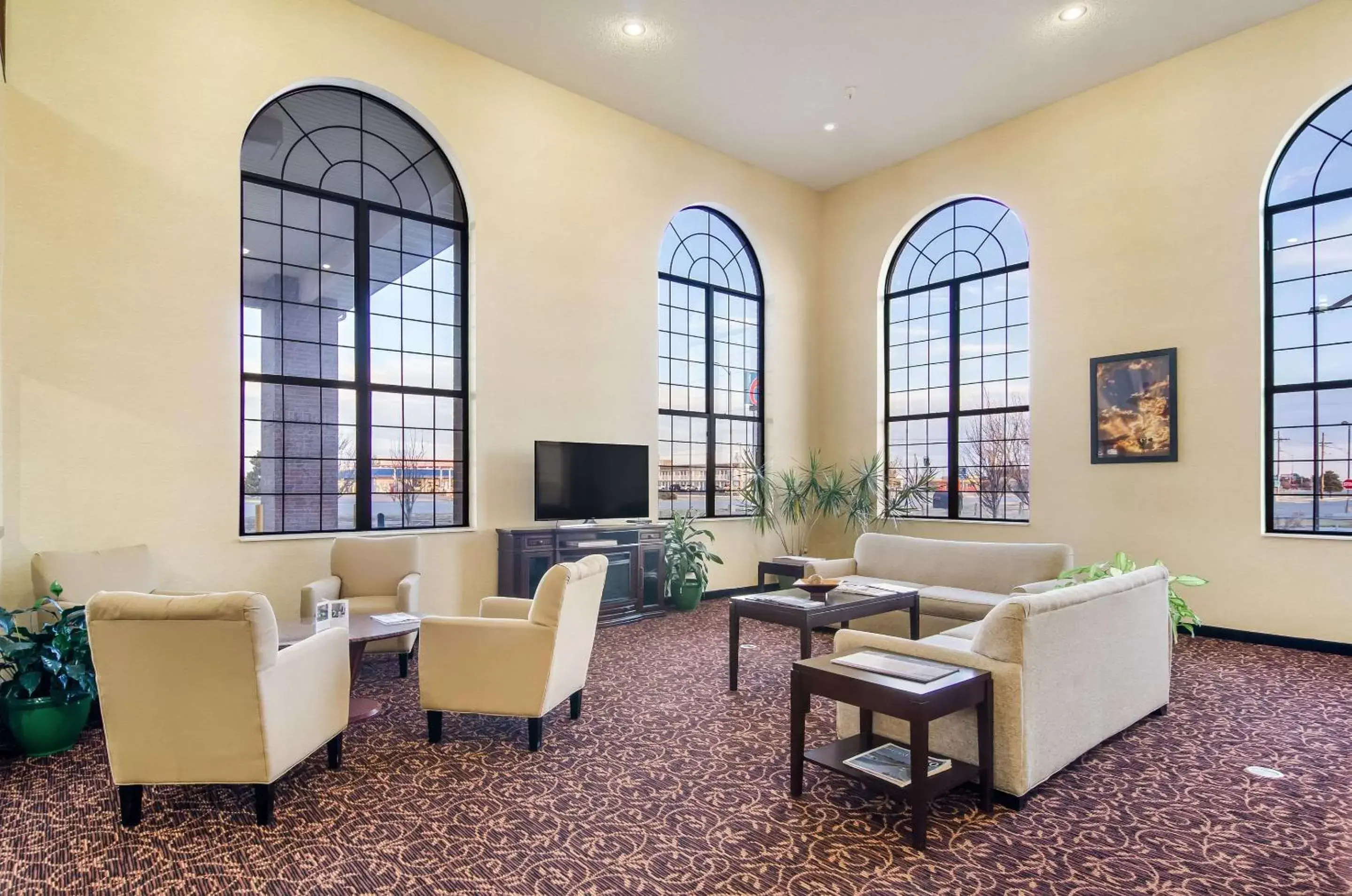 Lobby or reception in Quality Inn Goodland, KS near Northwest Kansas Technical College