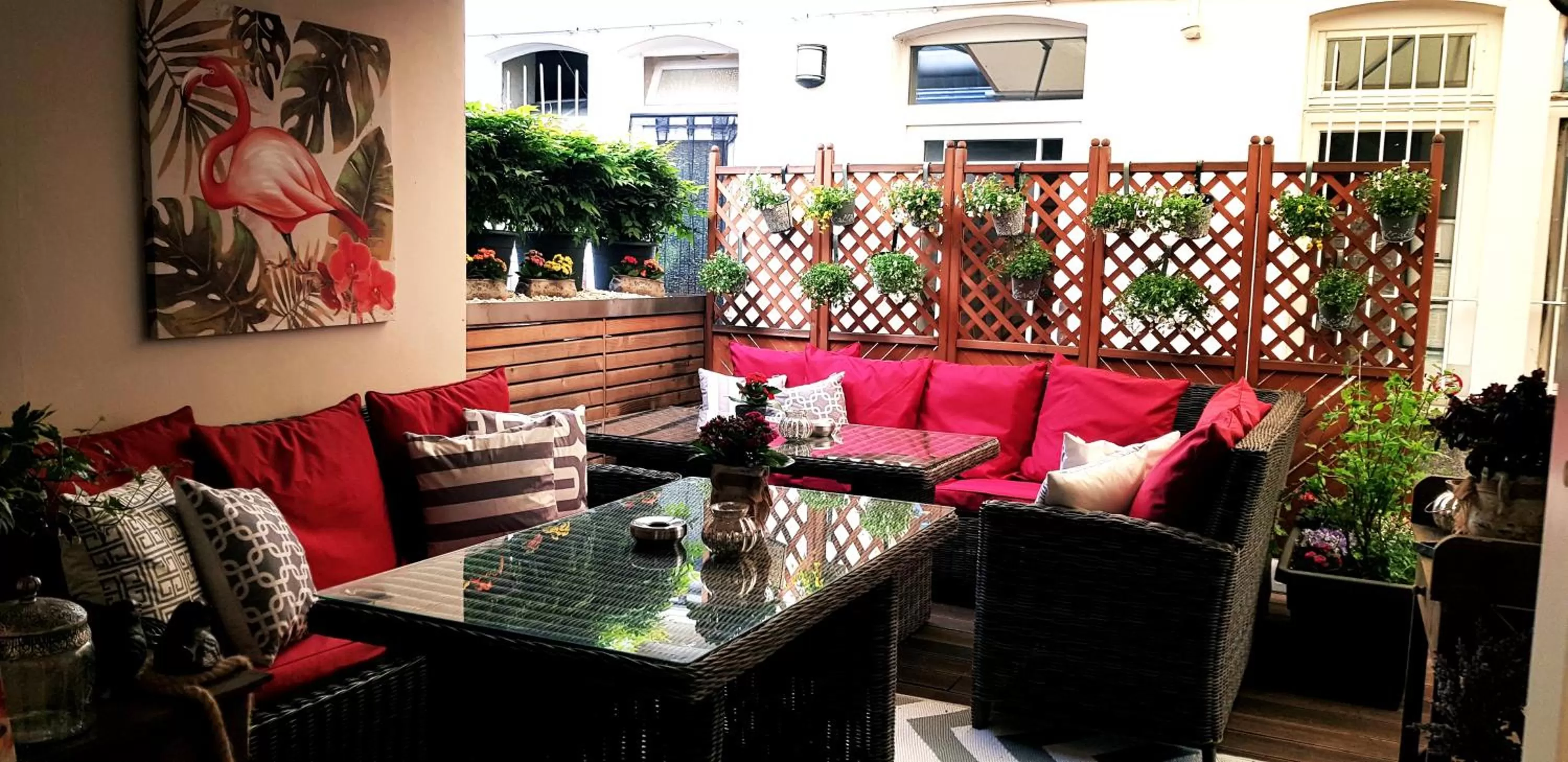 Patio in Hotel Bayrischer Hof