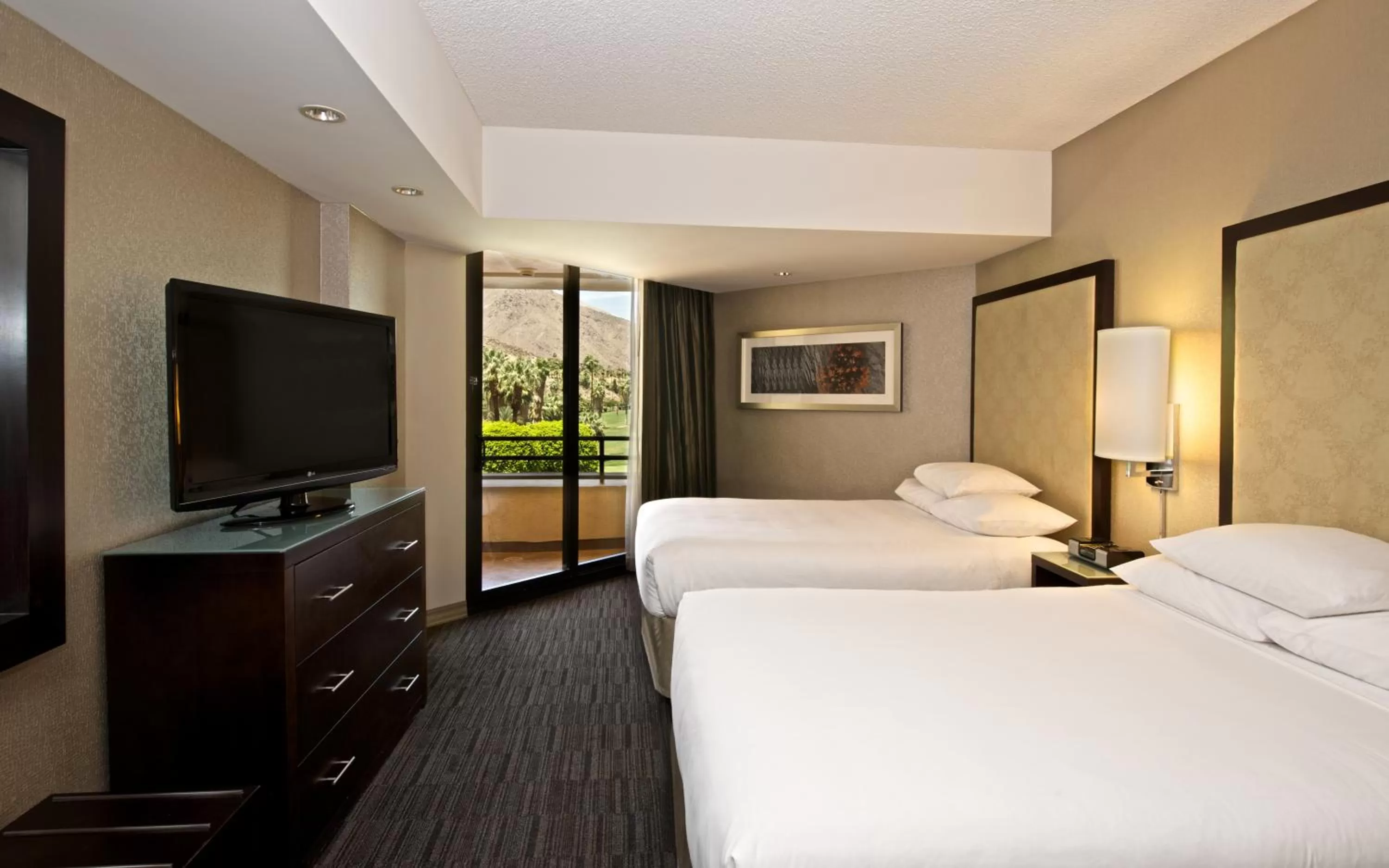 Suite with Two Double Beds and Pool View in Hyatt Palm Springs
