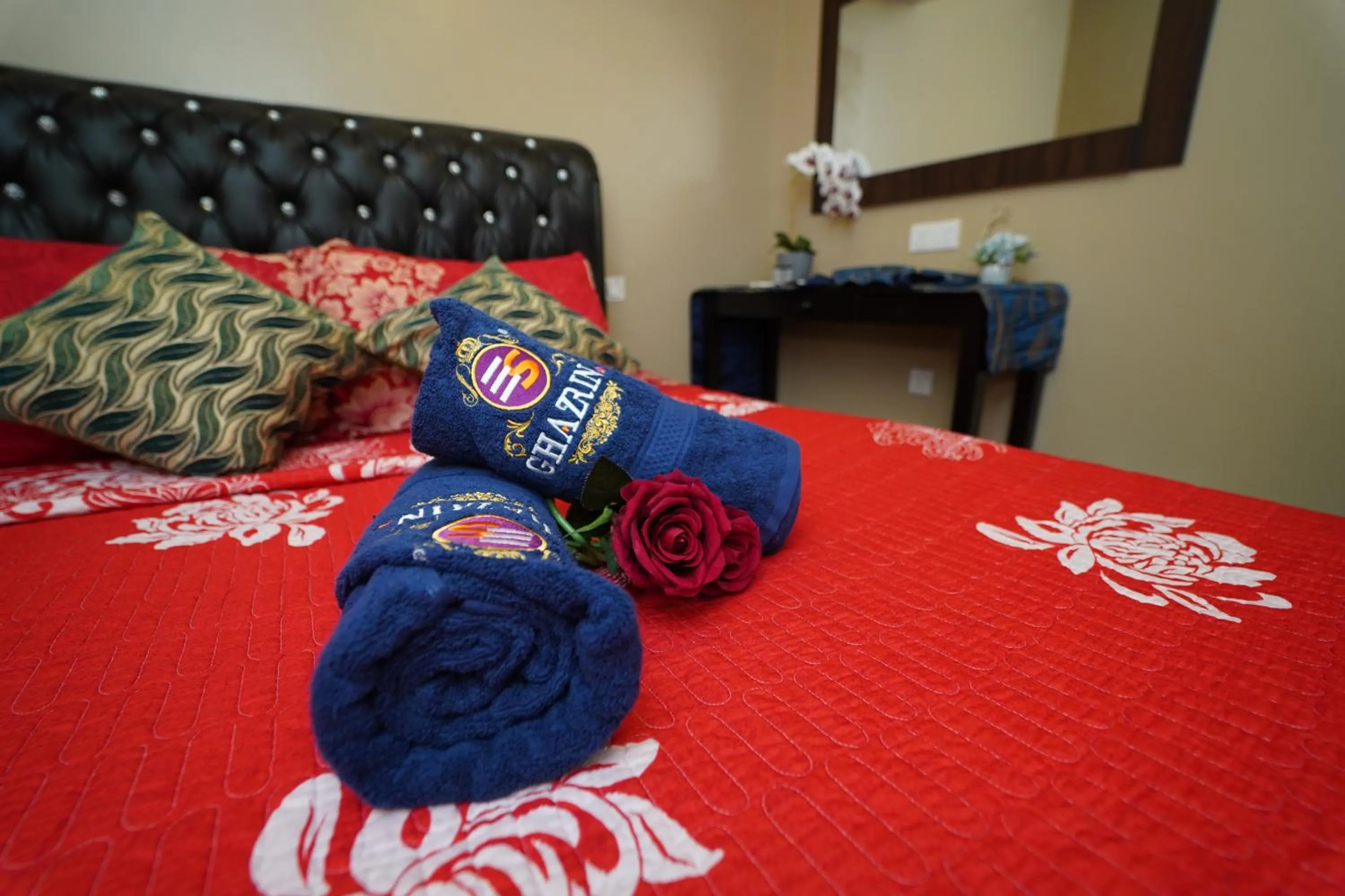 Bed in Ghazrin's Classic Hotel JB