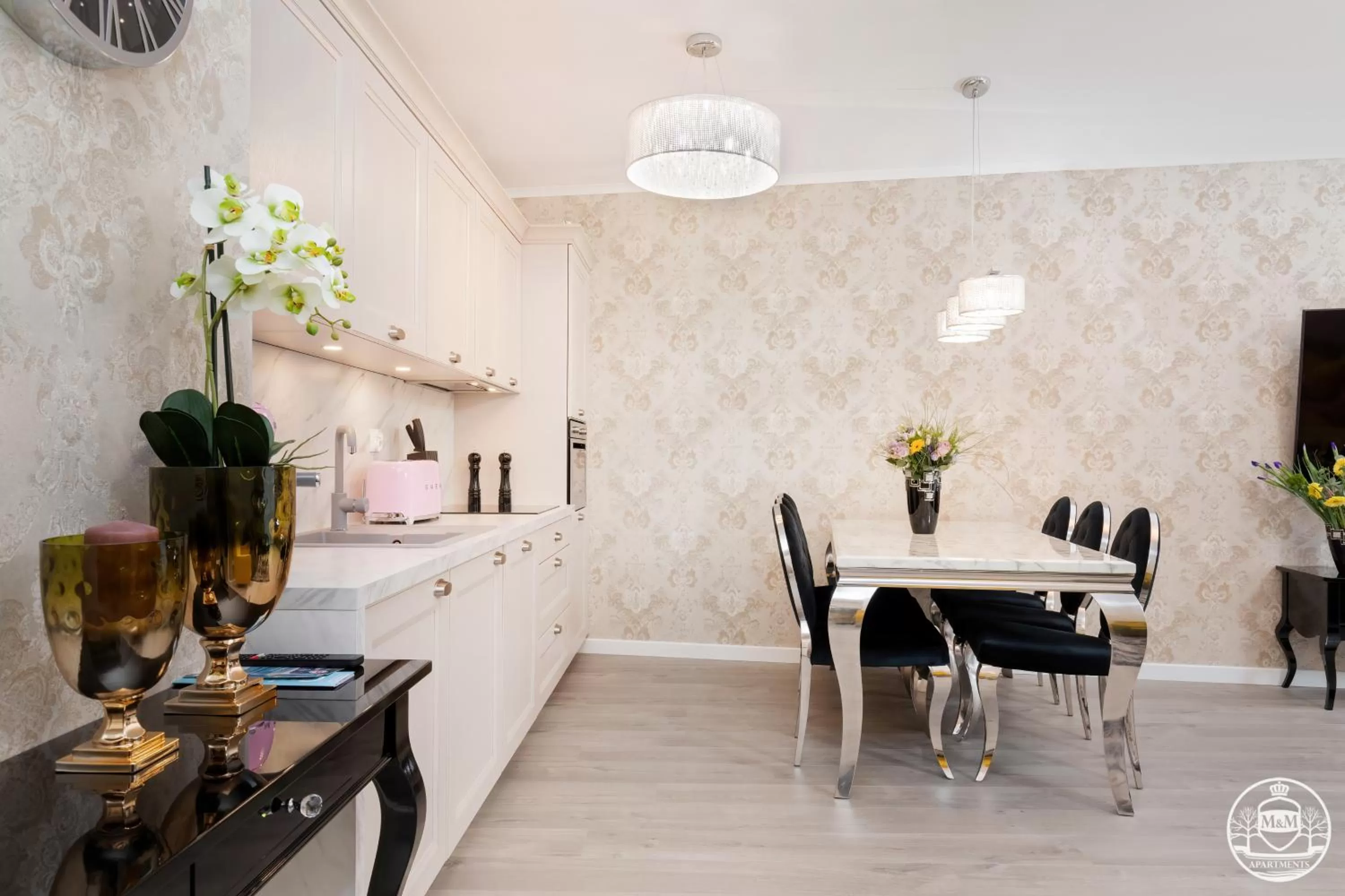 Kitchen or kitchenette in M&M-Spa&Art Bali, Nadmorskie Tarasy