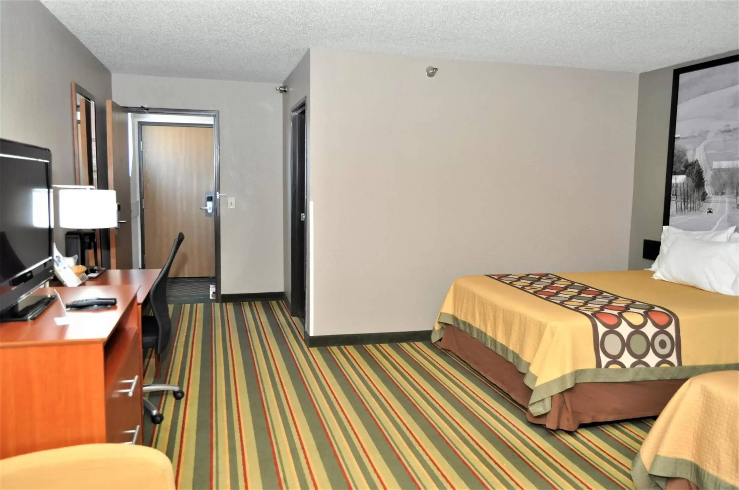 Bed in Super 8 by Wyndham Clearfield