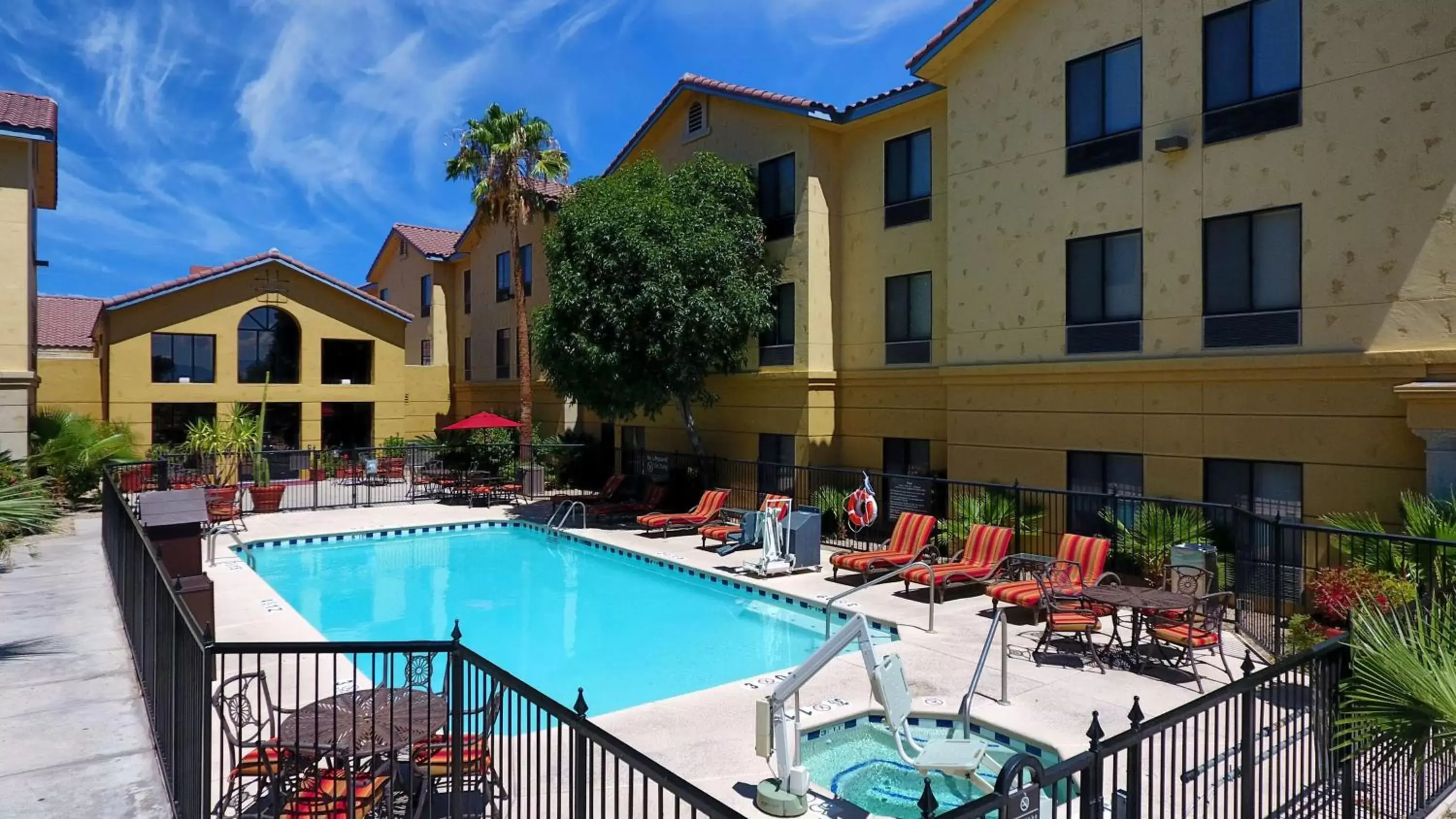 Pool View in Hampton Inn & Suites Tucson Mall