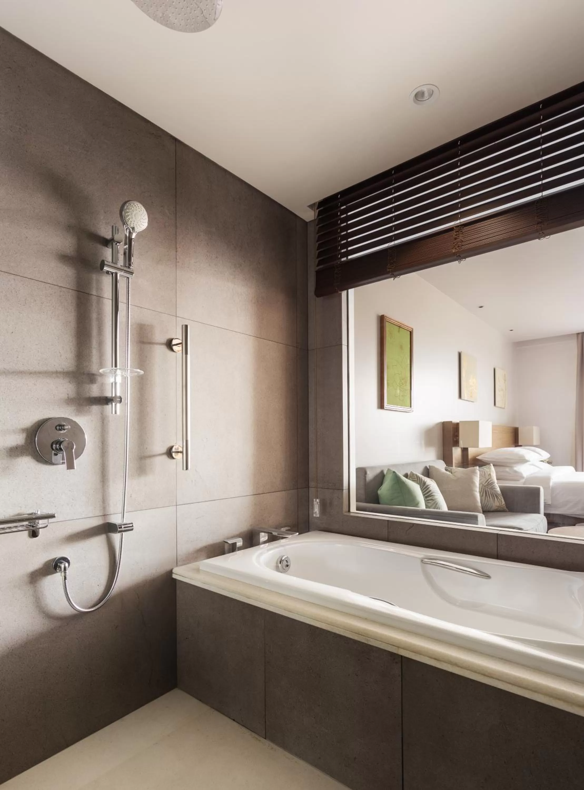 Bathroom, Bed in Hotel Emion Phnom Penh