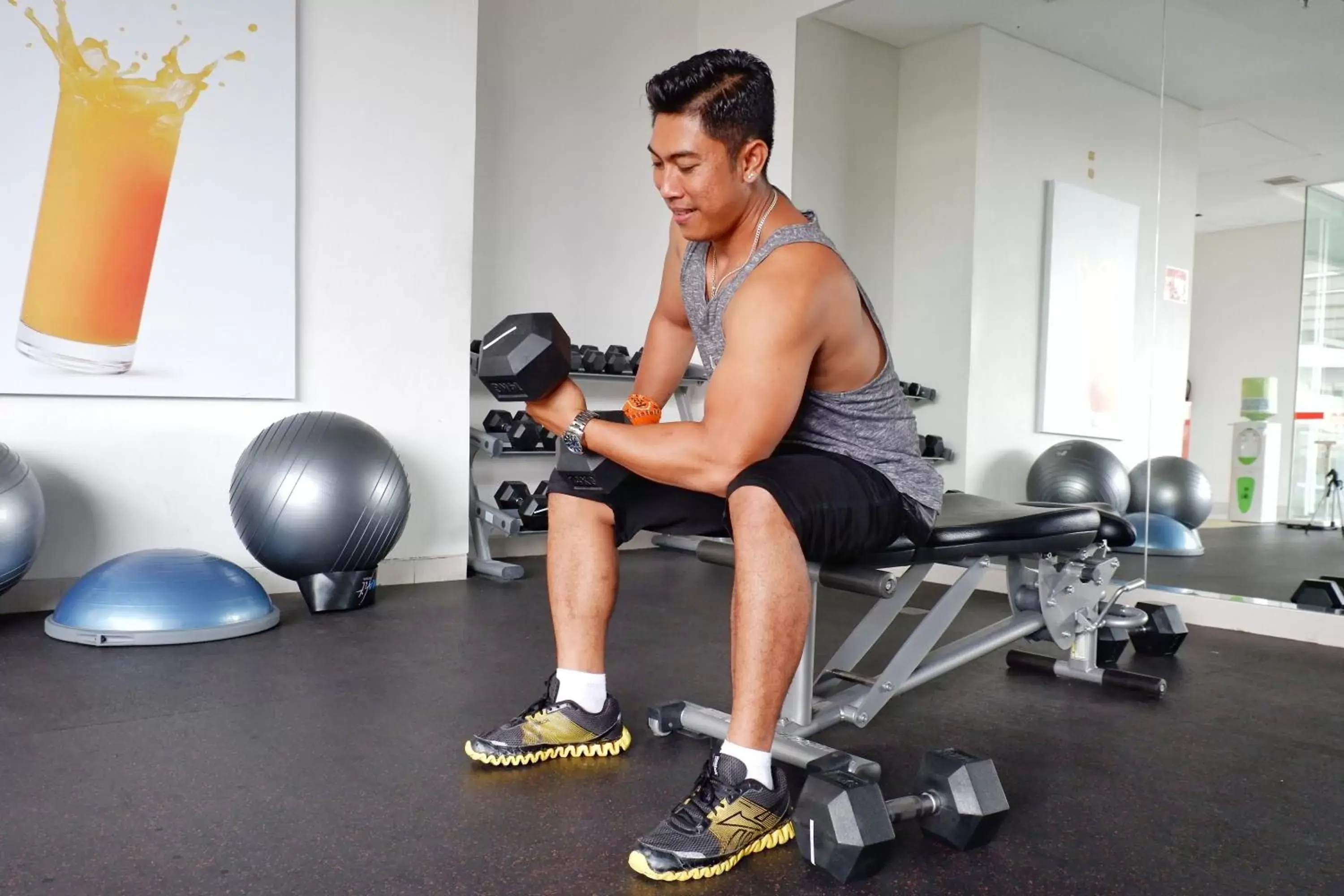 Fitness centre/facilities, Fitness Center/Facilities in HARRIS Hotel and Conventions Denpasar Bali