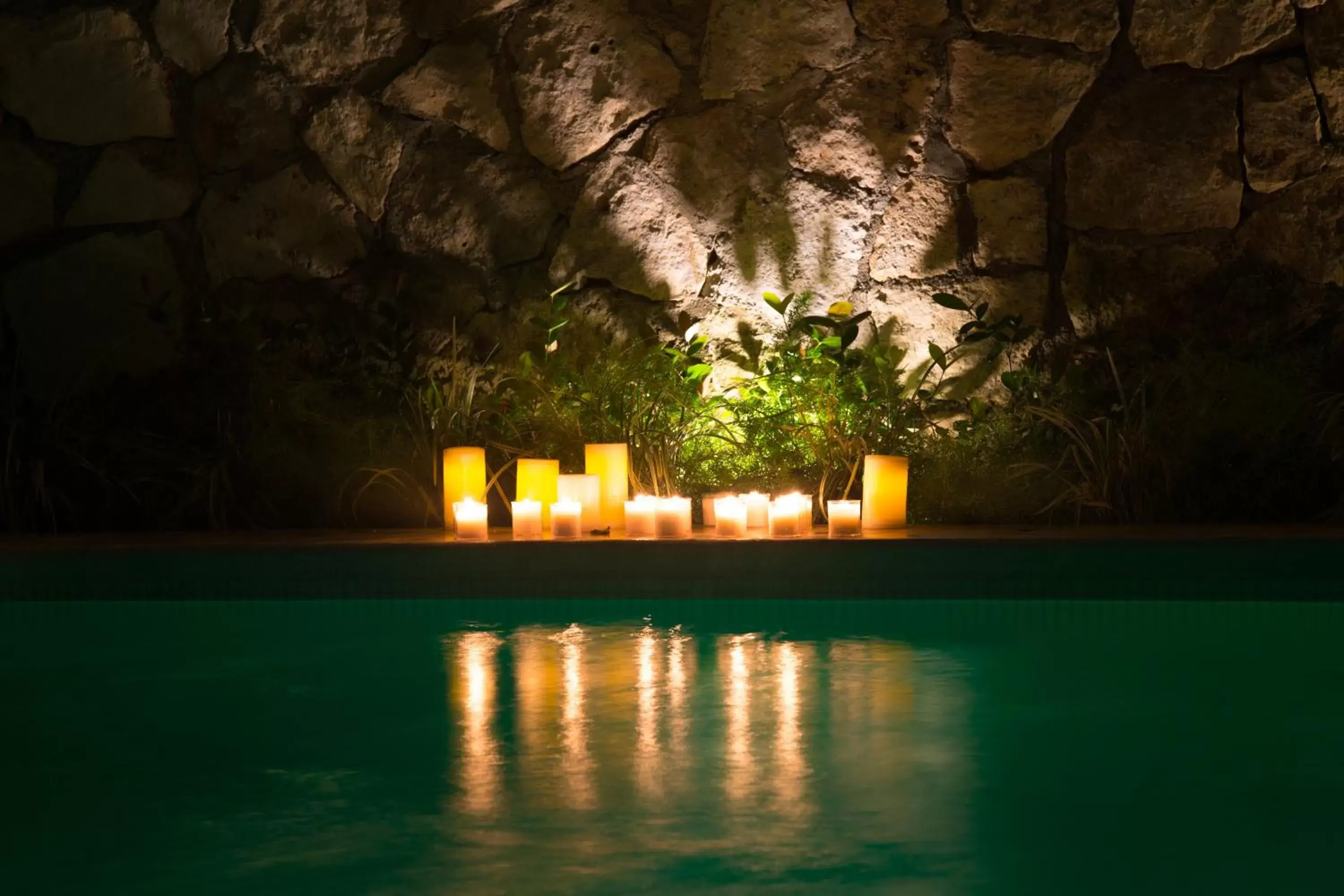 Decorative detail, Swimming Pool in LiveTulum