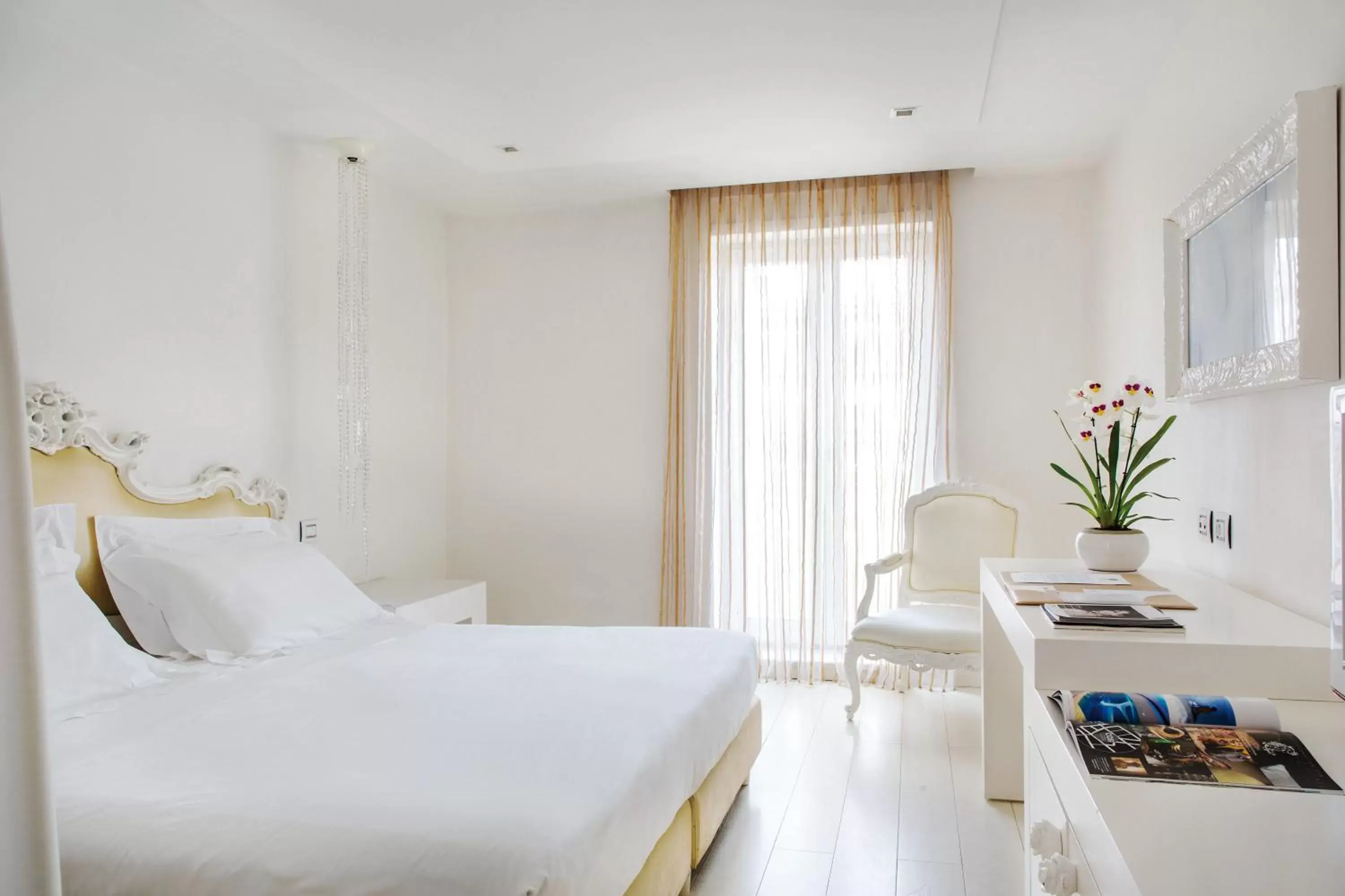Bedroom, Bed in Boscolo Nice Hotel & Spa