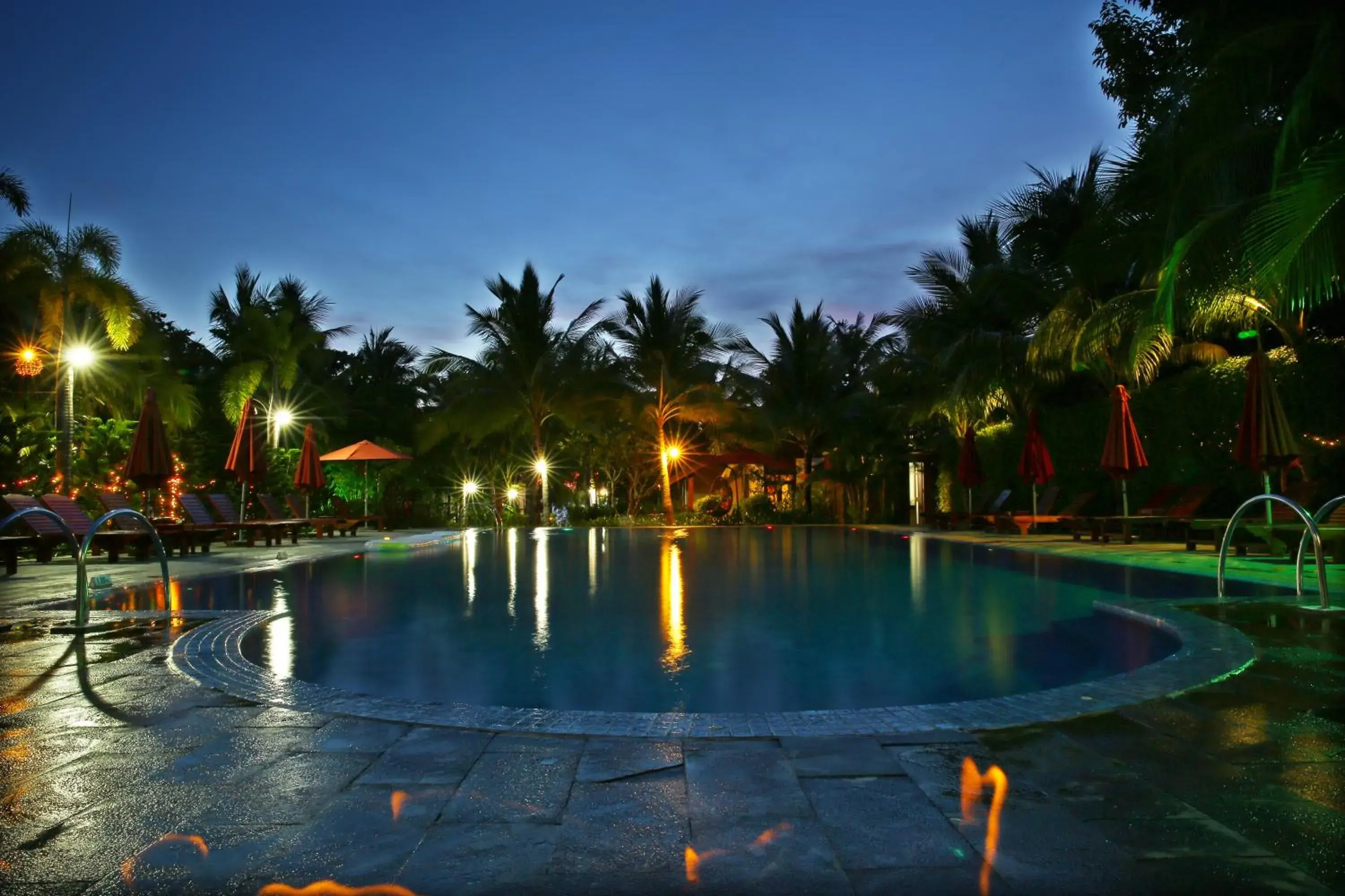 Pool view, Swimming Pool in Tropicana Resort Phu Quoc