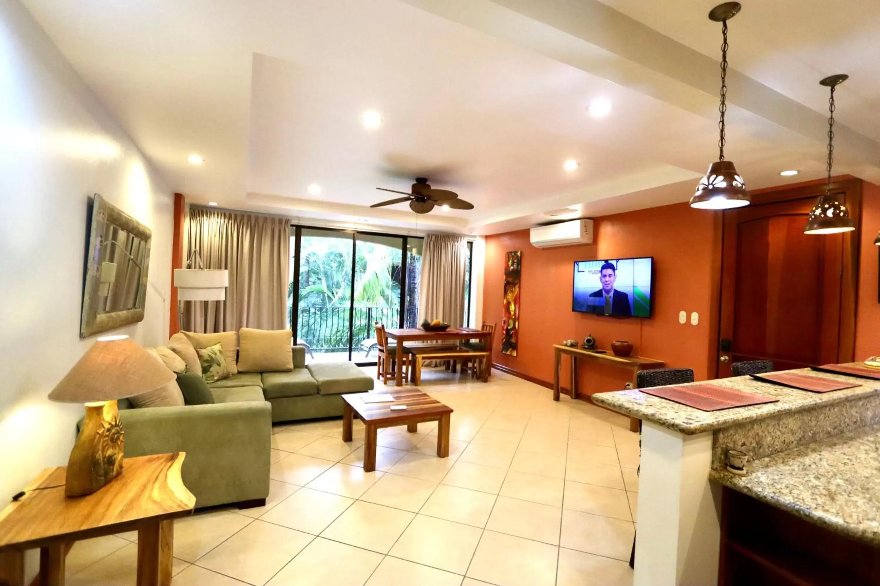 Living room, Seating Area in Monte Carlo Luxury Condominiums