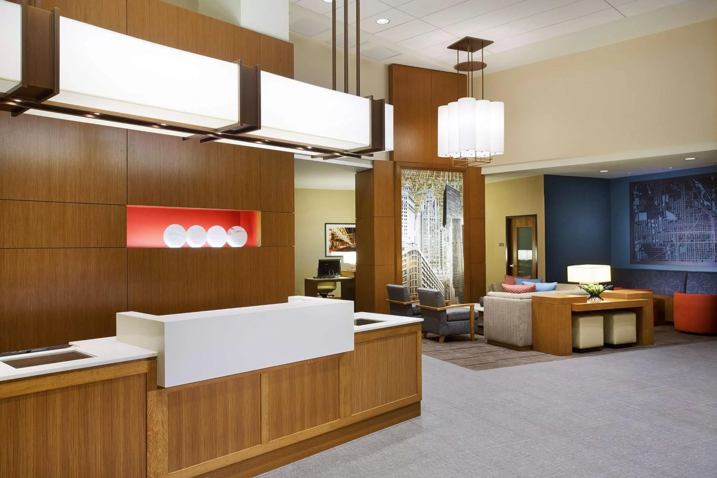 Lobby or reception in Hyatt Place Chicago Midway Airport