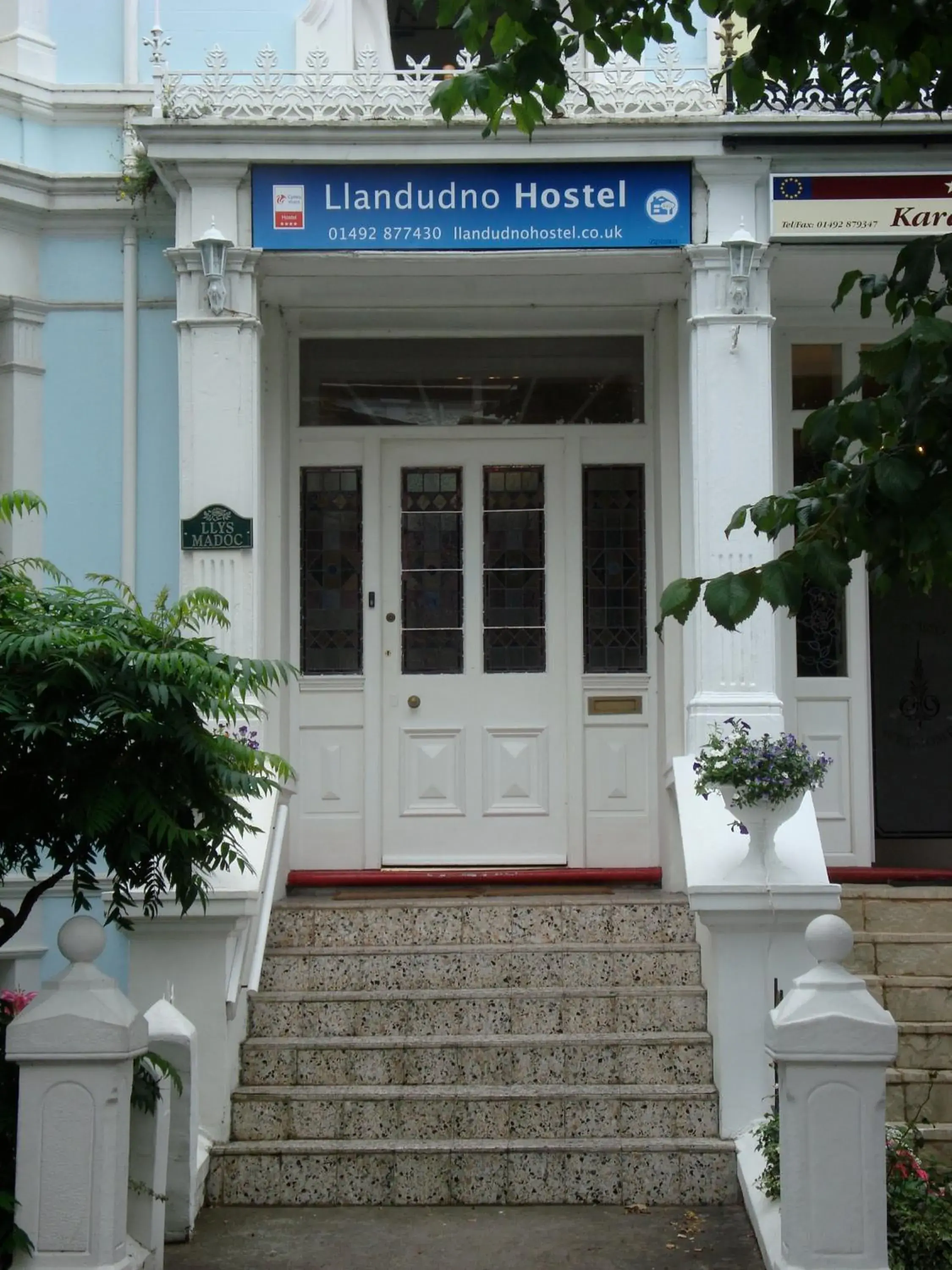 Property building in Llandudno Hostel