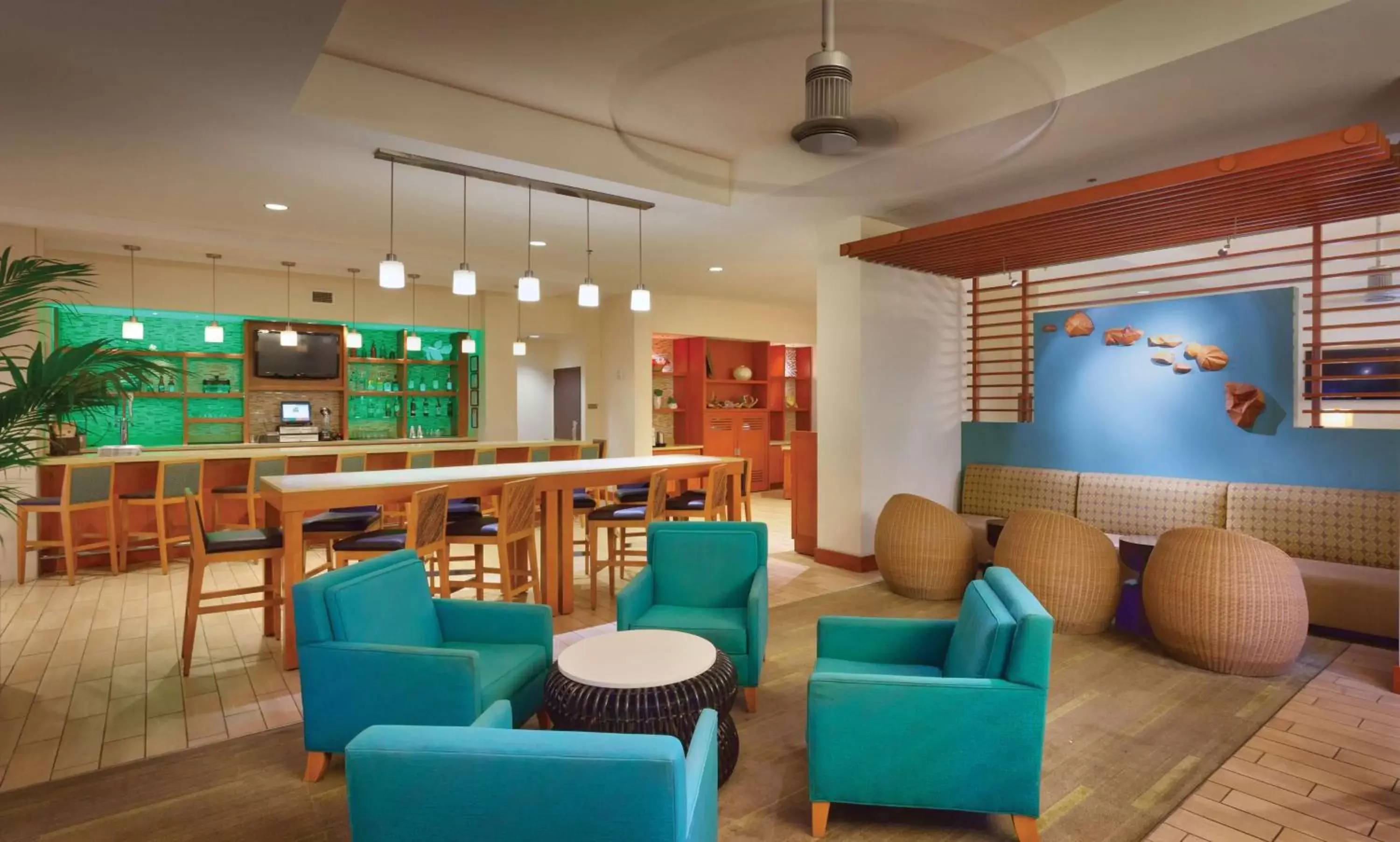 Lobby or reception in Hyatt Place Waikiki Beach