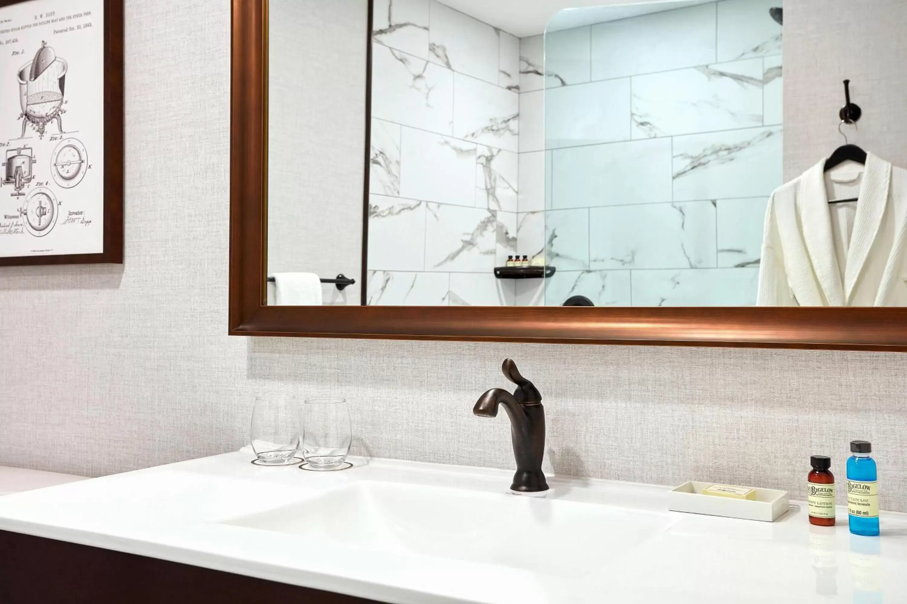 Bathroom in The Wick, Hudson, a Tribute Portfolio Hotel