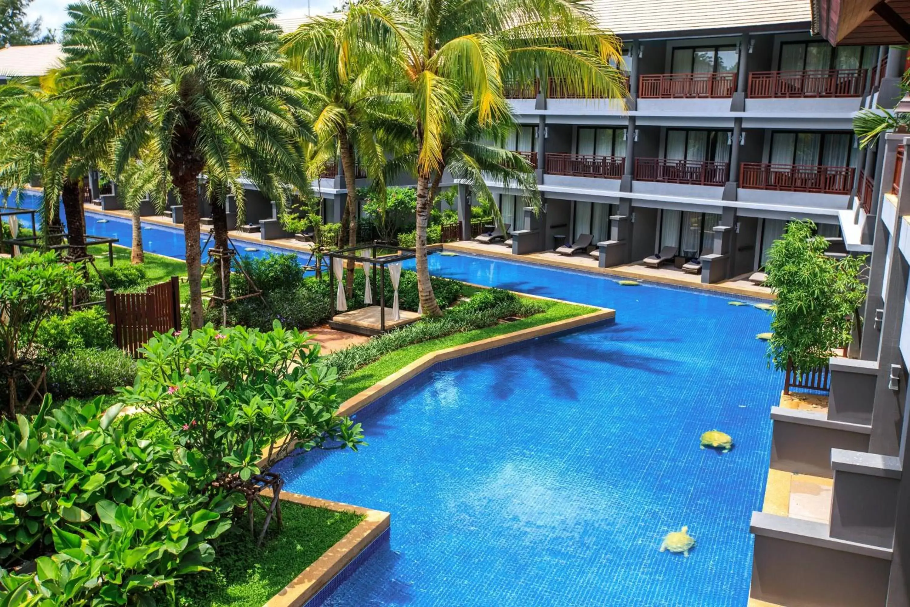 Swimming pool, Pool View in Phuket Marriott Resort and Spa, Nai Yang Beach