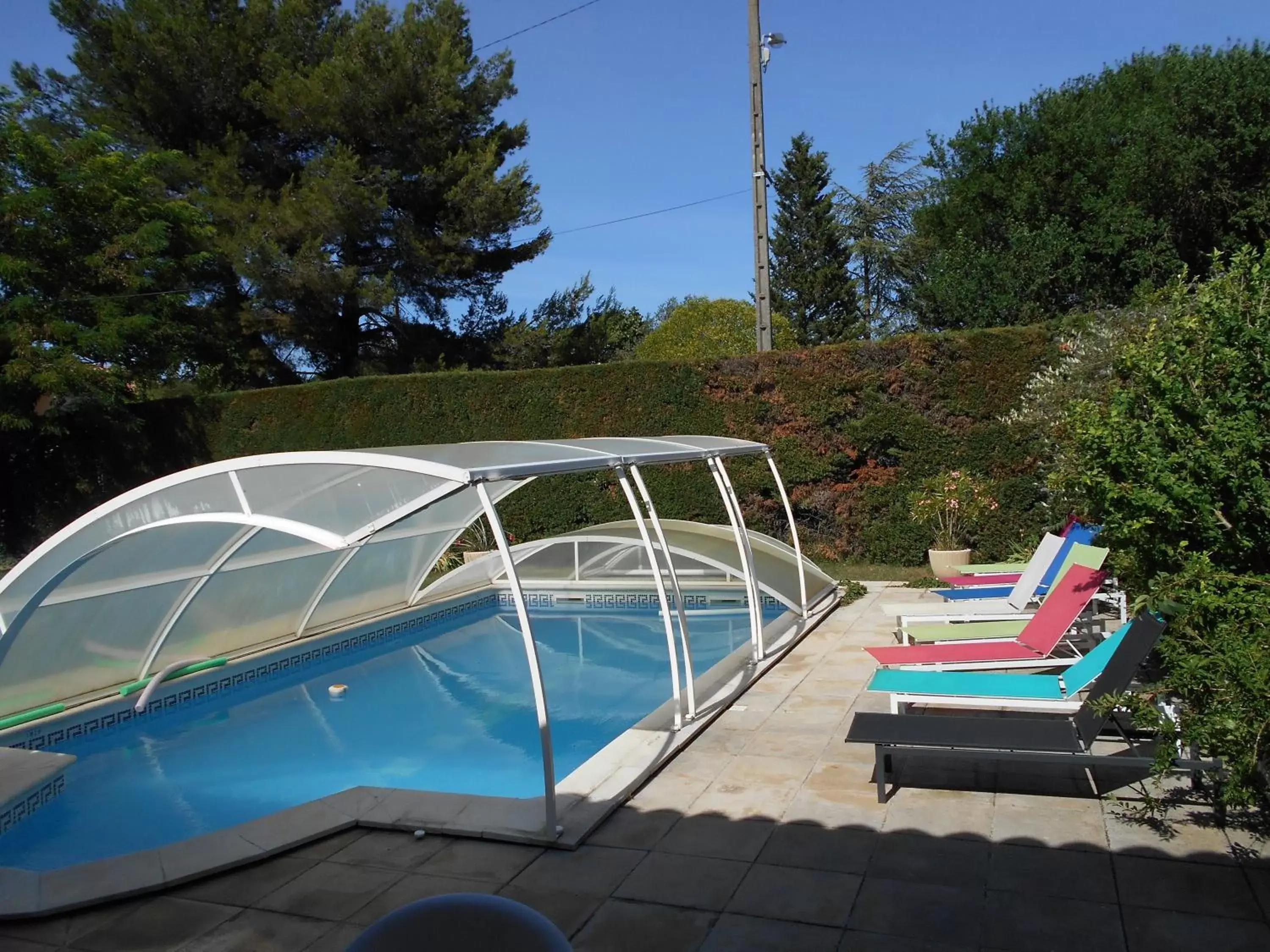 Swimming Pool in Les Tilleuls B&B