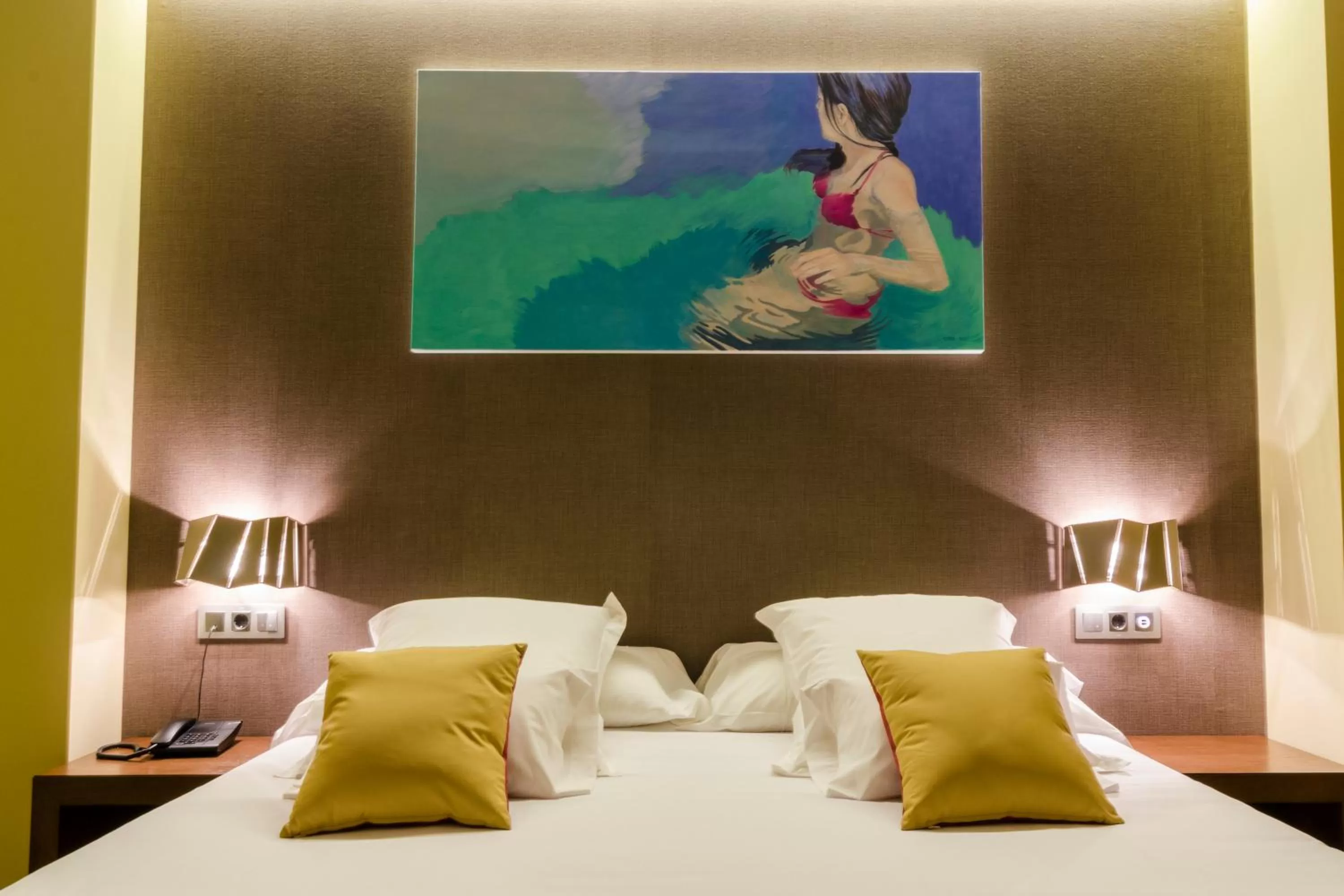 Decorative detail, Bed in Agua de Mar Hotel Boutique