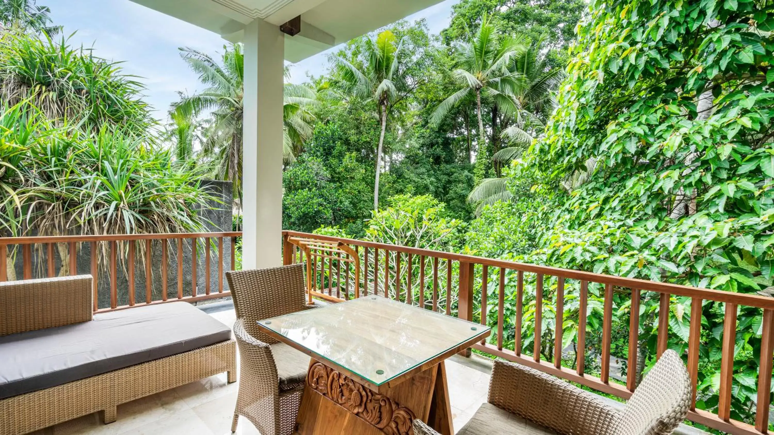 View (from property/room), Balcony/Terrace in KajaNe Mua at Ubud Bali