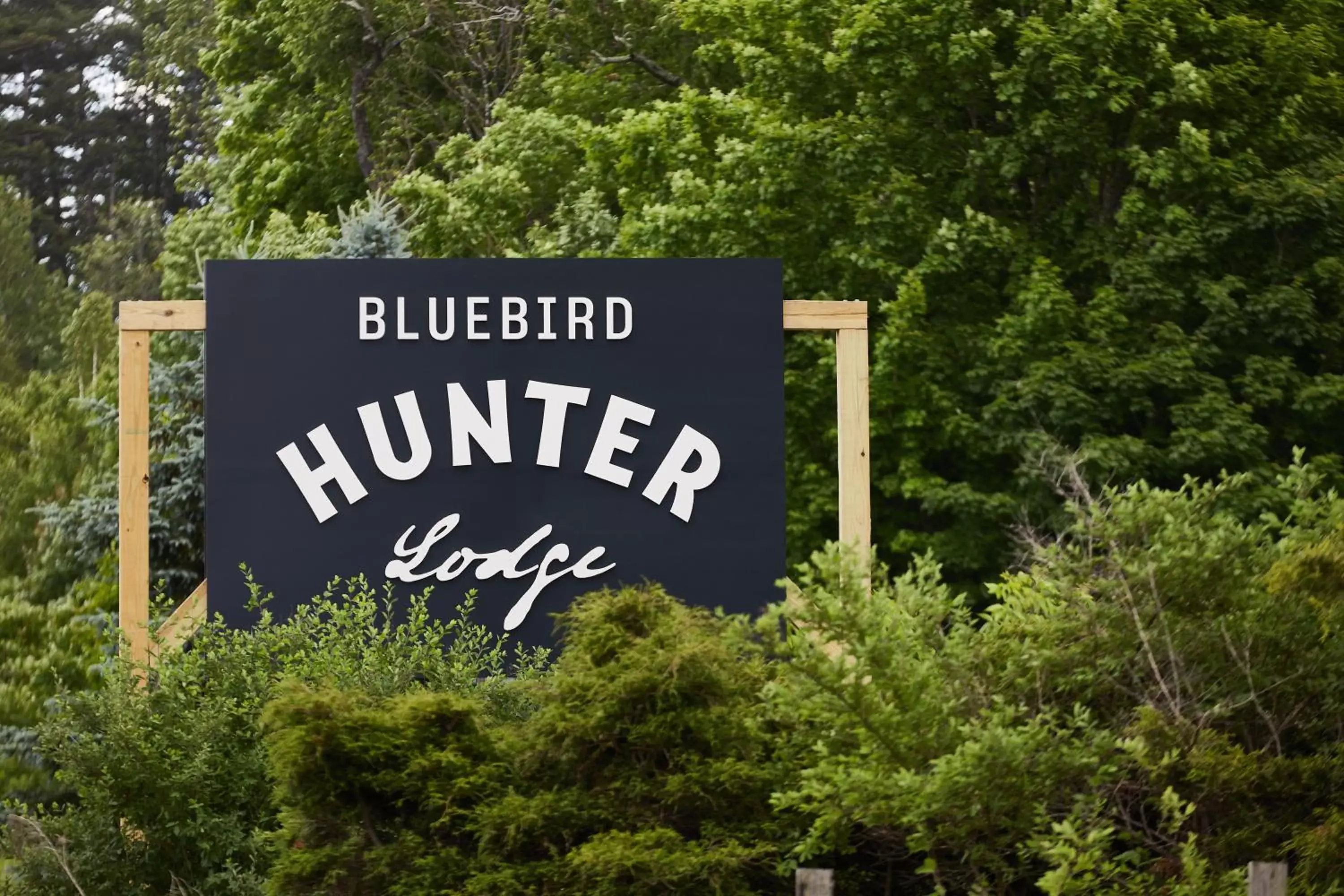Property logo or sign in Hunter Lodge, a Bluebird by Lark