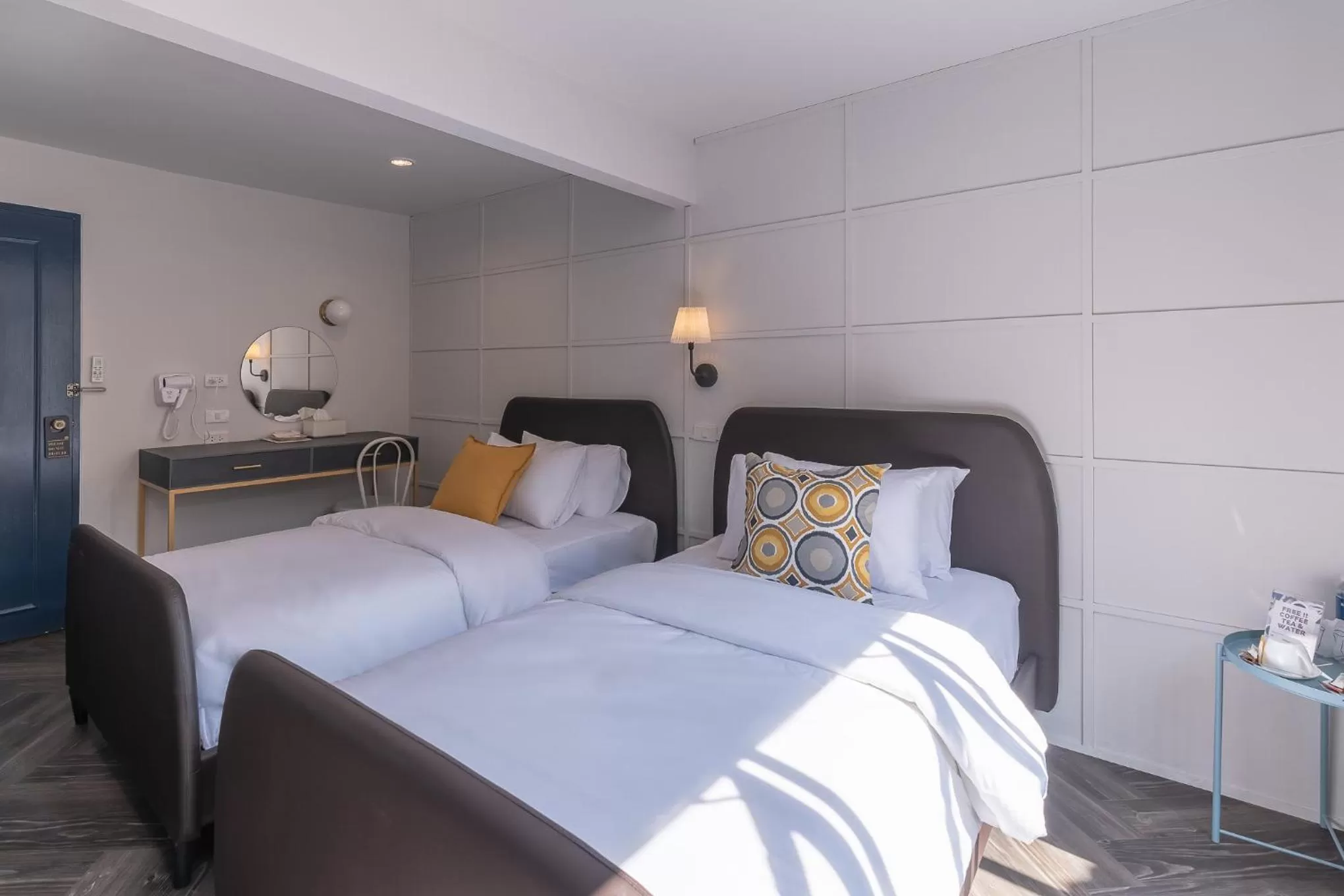 Bed in The Mellow Pillow Hotel @ Chiang Mai Gate