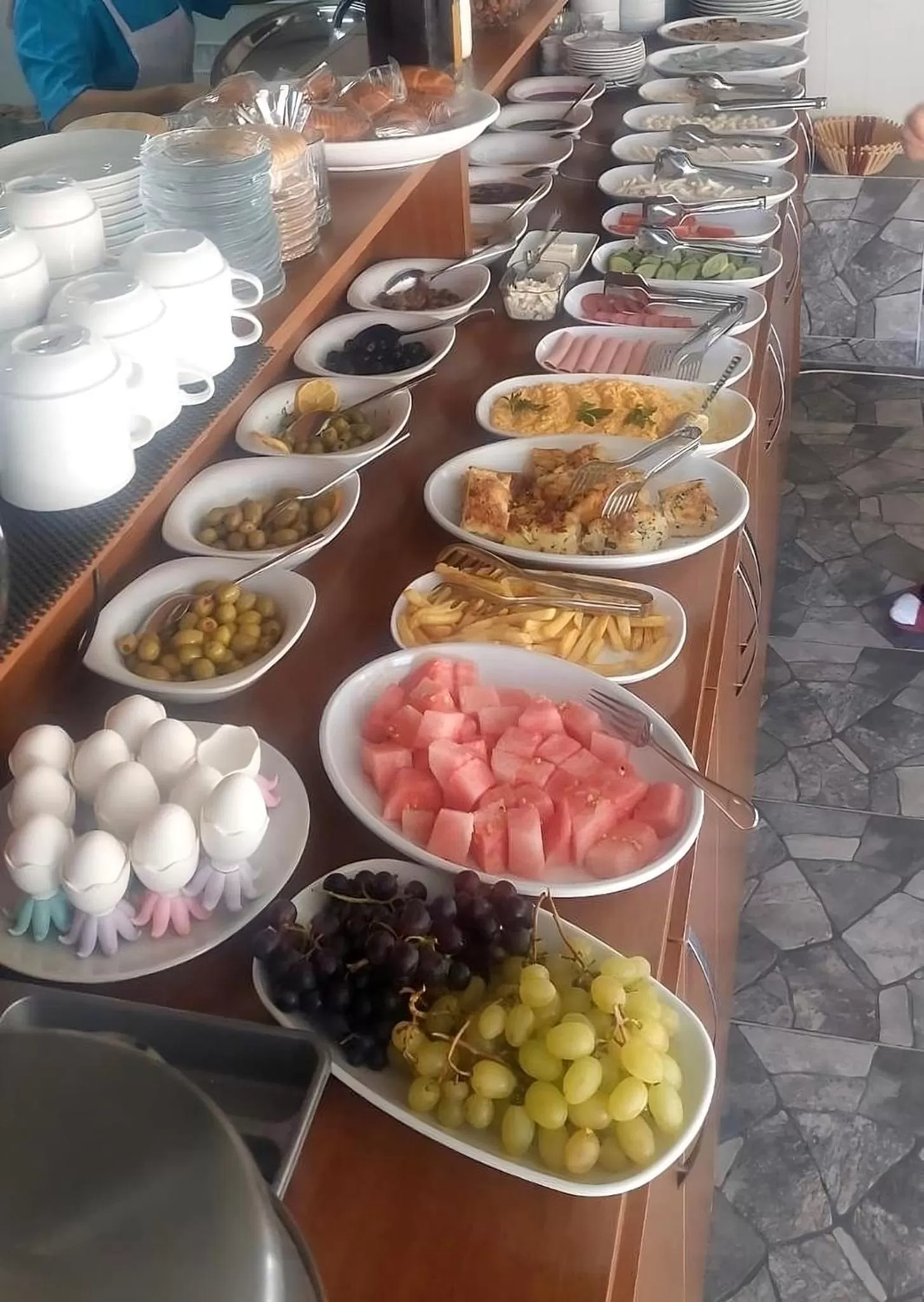 Buffet breakfast in Epoch Stone House